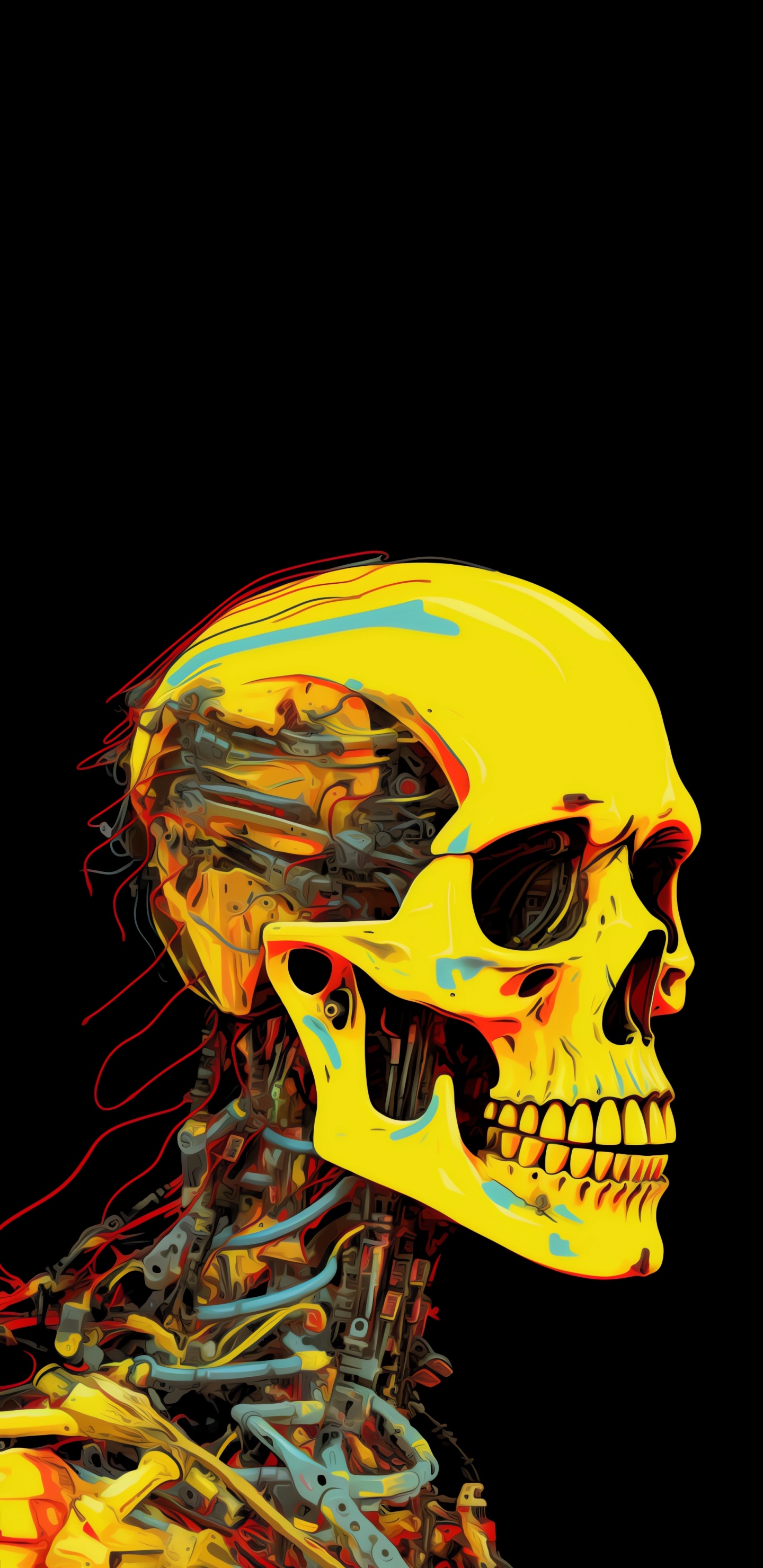 Graphisme, Arts Visuels, Dessin, Mâchoire, OS. Wallpaper in 1440x2960 Resolution