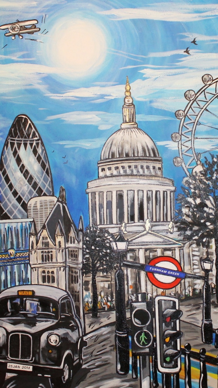 Autos Parken Tagsüber Auf Der Straße in Der Nähe Des Gebäudes. Wallpaper in 720x1280 Resolution