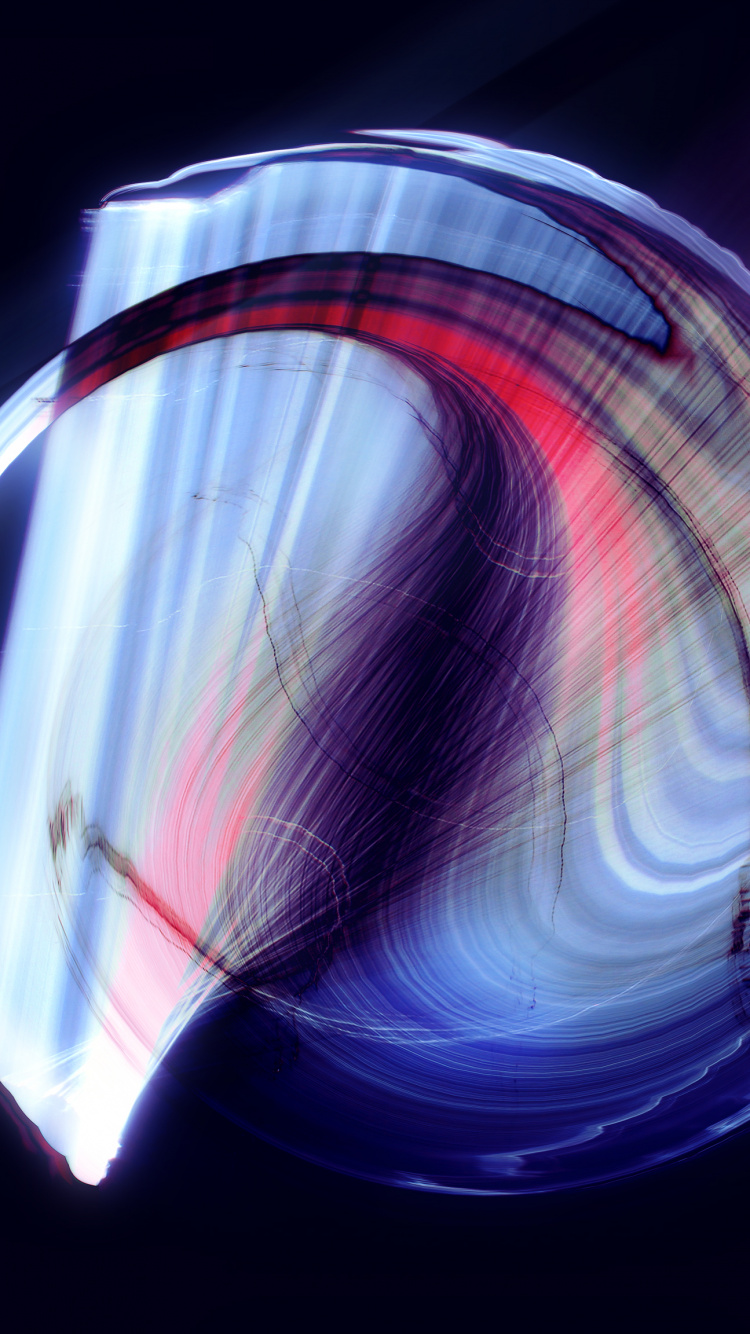 Blue and White Light in Time Lapse. Wallpaper in 750x1334 Resolution