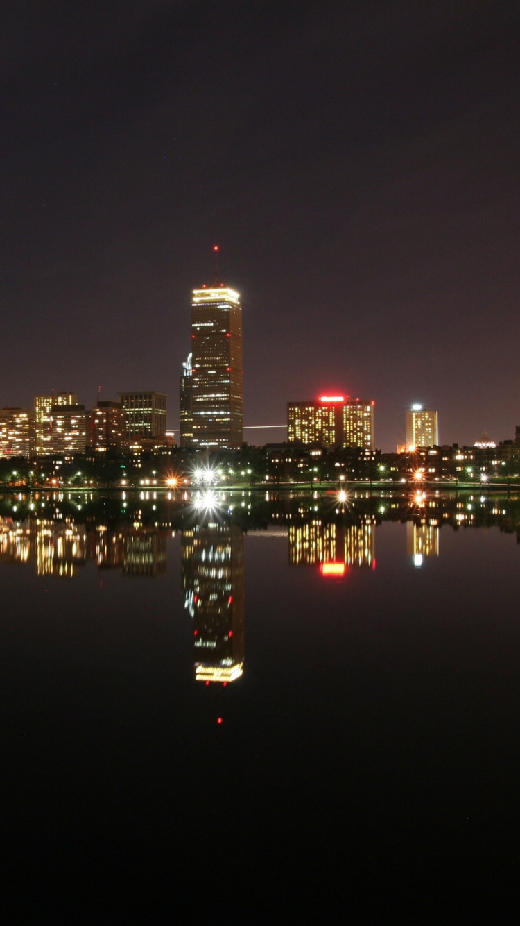 波士顿, 城市景观, 城市, 天际线, 大都会 壁纸 750x1334 允许