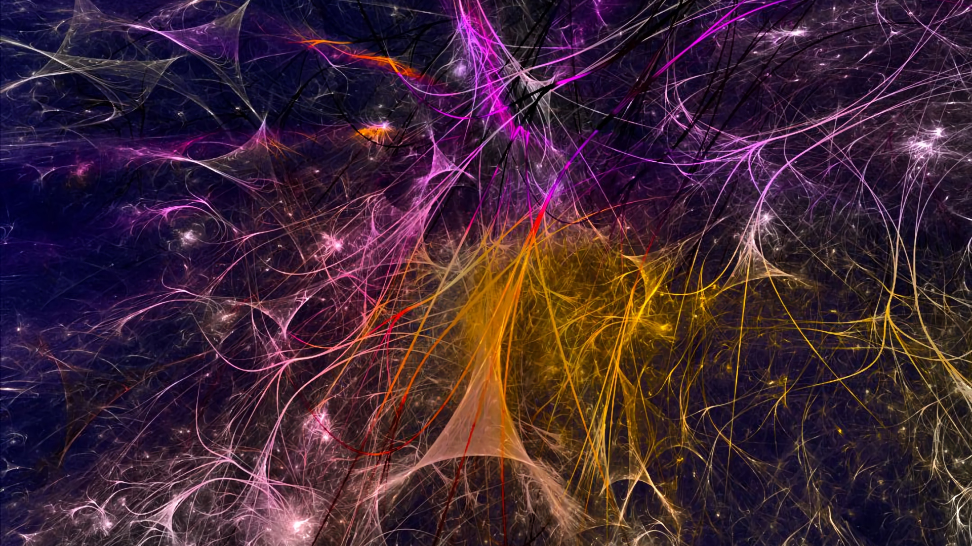 Pintura Abstracta Morada y Naranja. Wallpaper in 1920x1080 Resolution