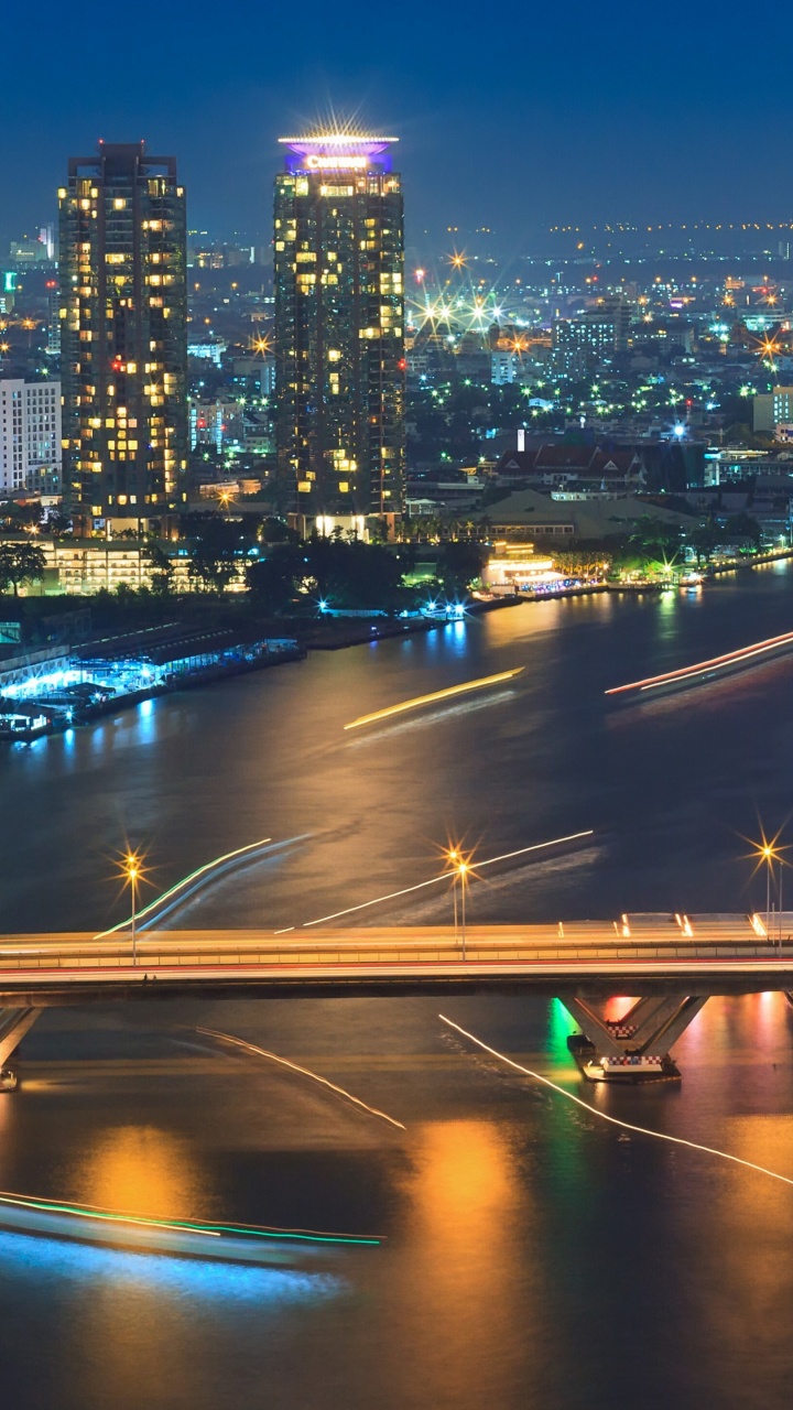 Wanted, Nacht, Tower Block, Metropole, Stadtgebiet. Wallpaper in 720x1280 Resolution