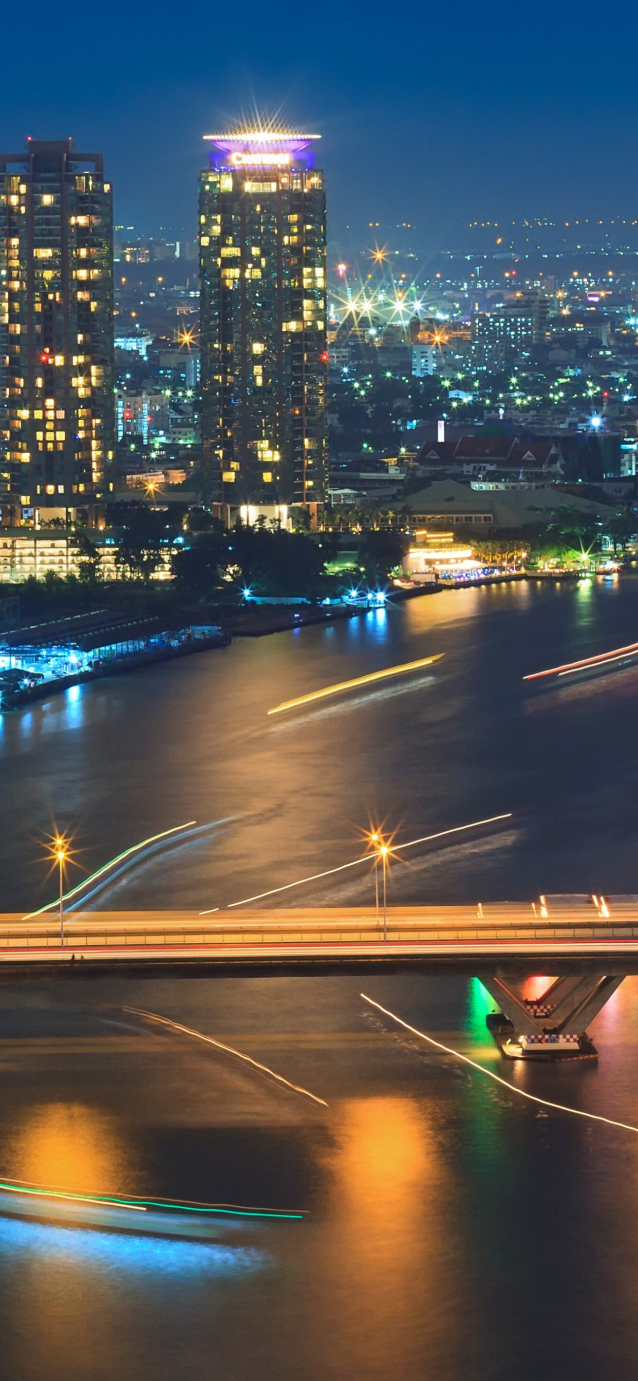 Wanted, Night, Tower Block, City, Metropolis. Wallpaper in 1242x2688 Resolution