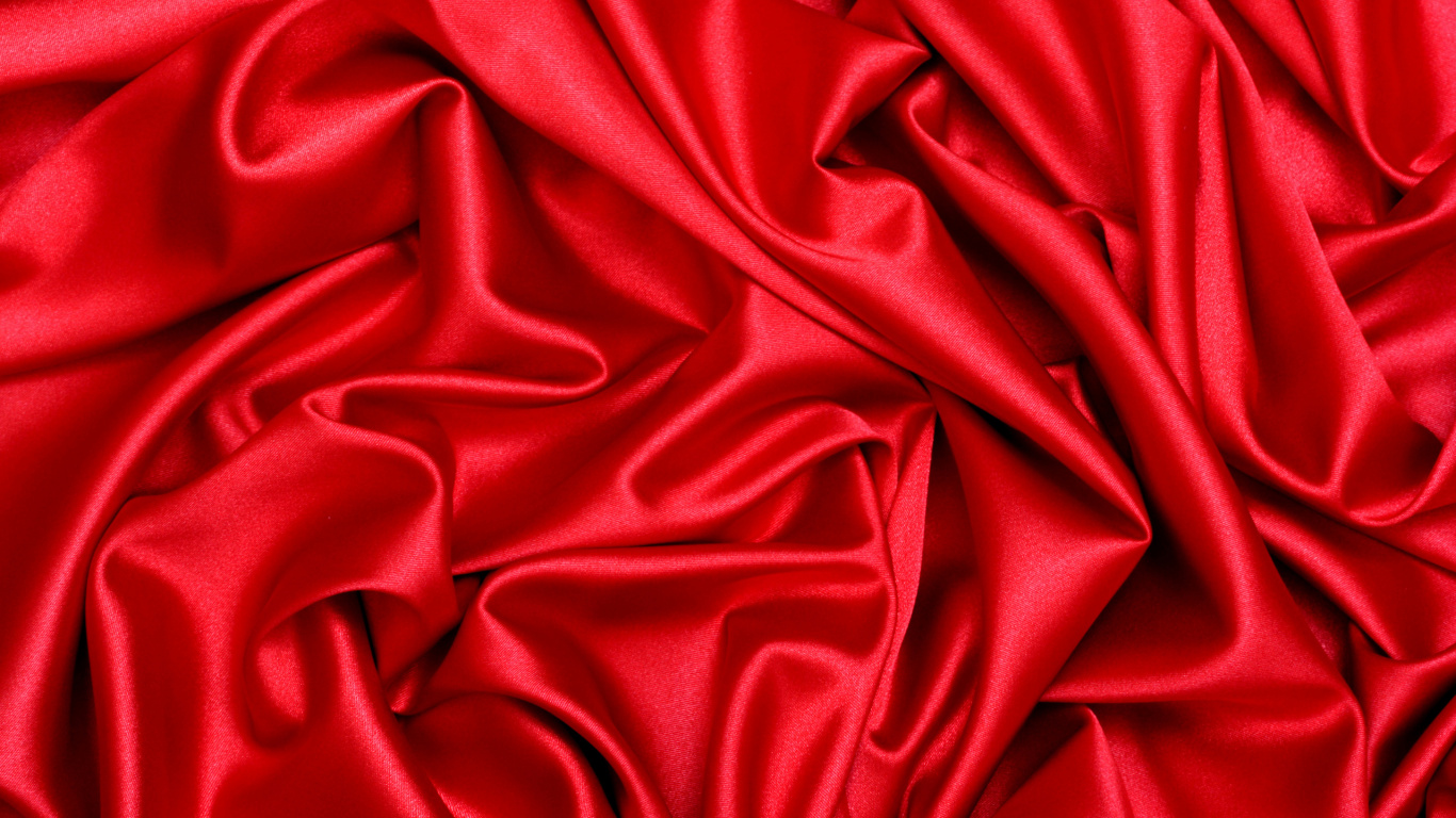Rotes Textil Auf Weißem Textil. Wallpaper in 1366x768 Resolution