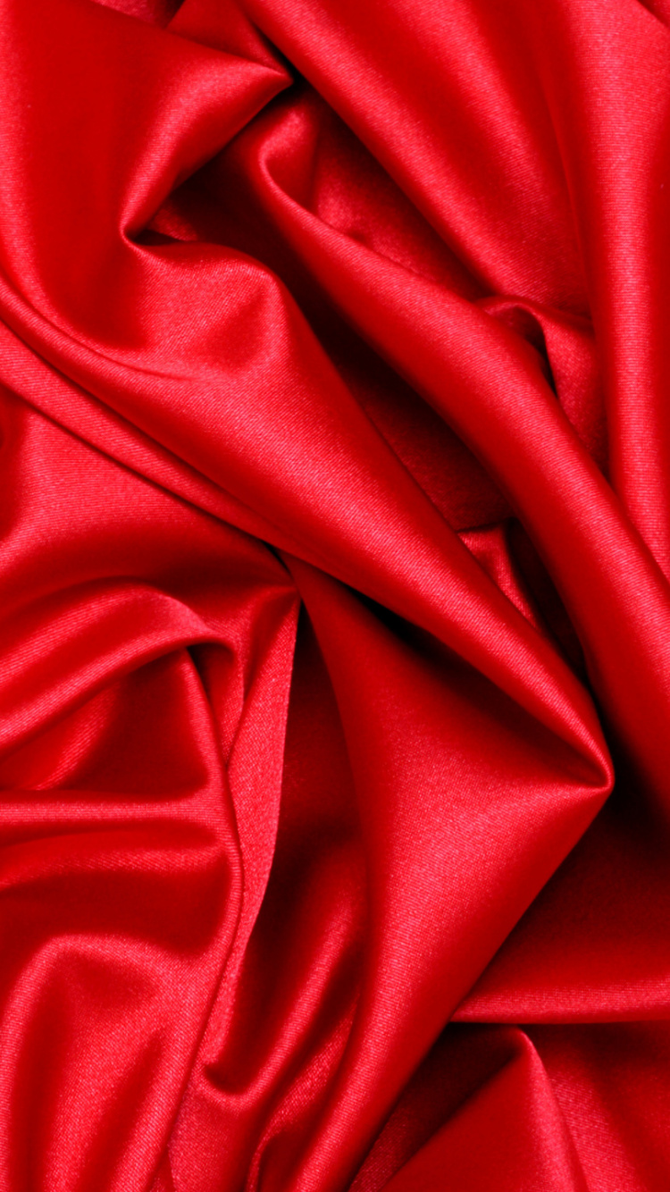 Rotes Textil Auf Weißem Textil. Wallpaper in 750x1334 Resolution