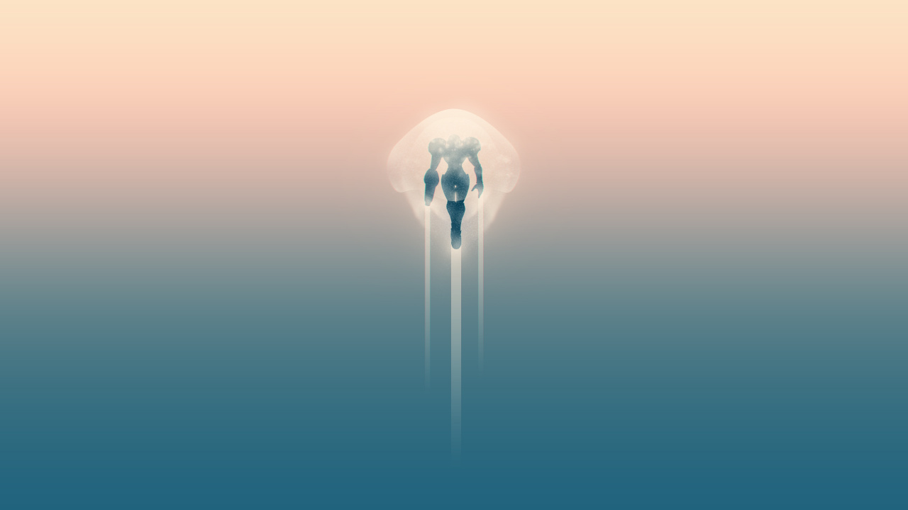 Black and White Balloon Floating on Blue Water. Wallpaper in 1280x720 Resolution