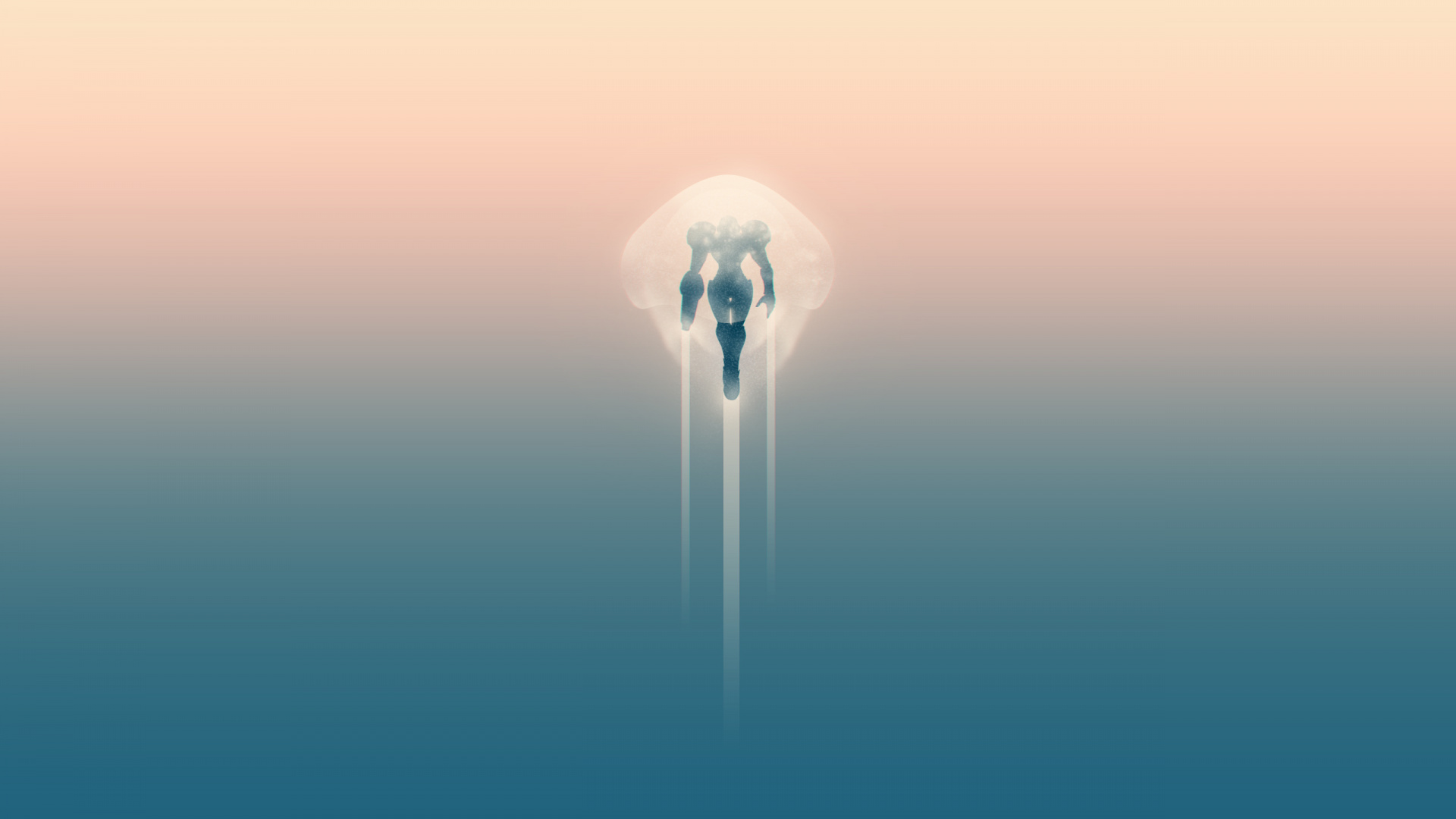 Schwarz-weißer Ballon, Der Auf Blauem Wasser Schwimmt. Wallpaper in 1920x1080 Resolution