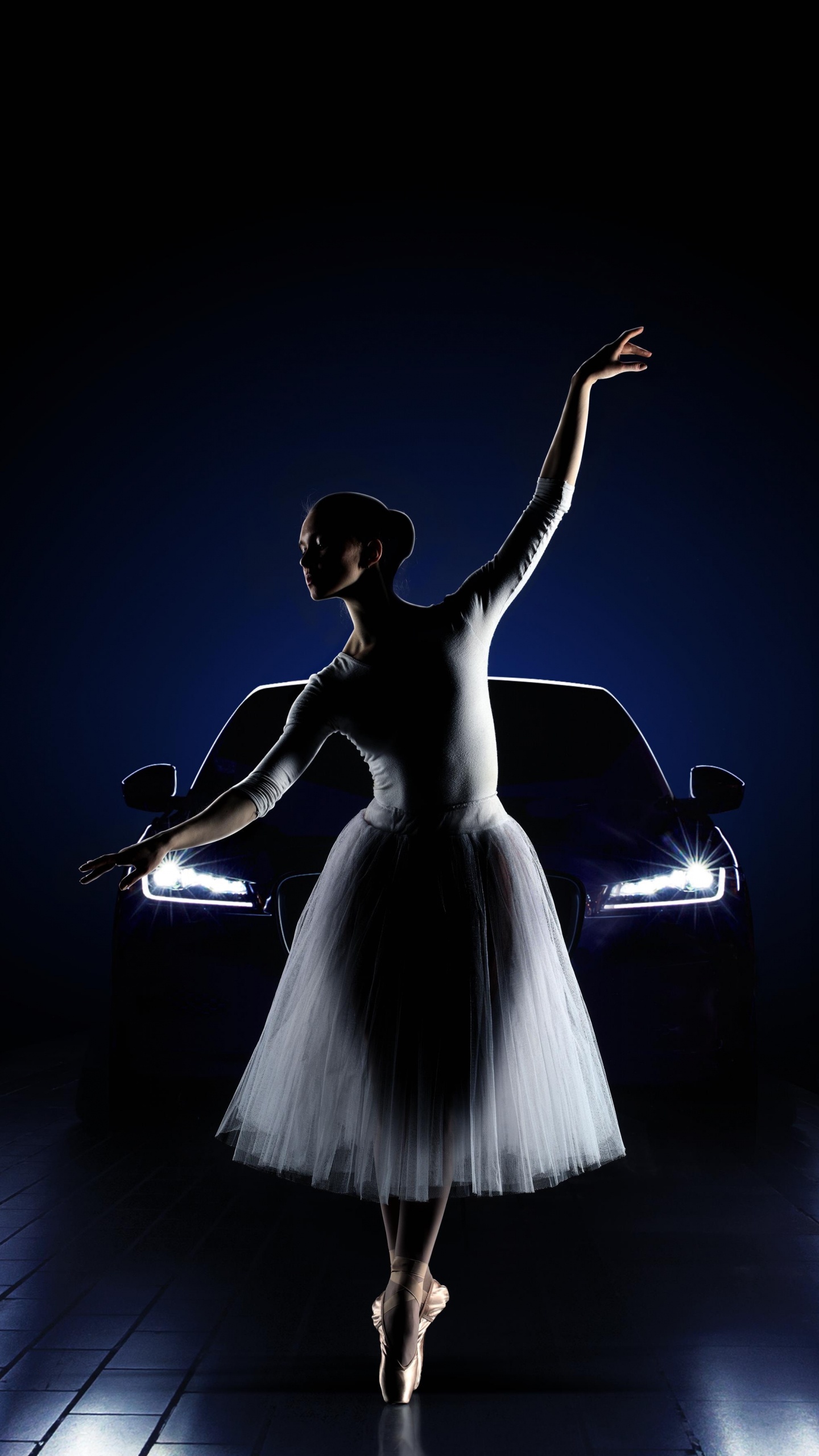 Ballet, Ballet Dancer, Light, Dancer, Dance. Wallpaper in 1440x2560 Resolution