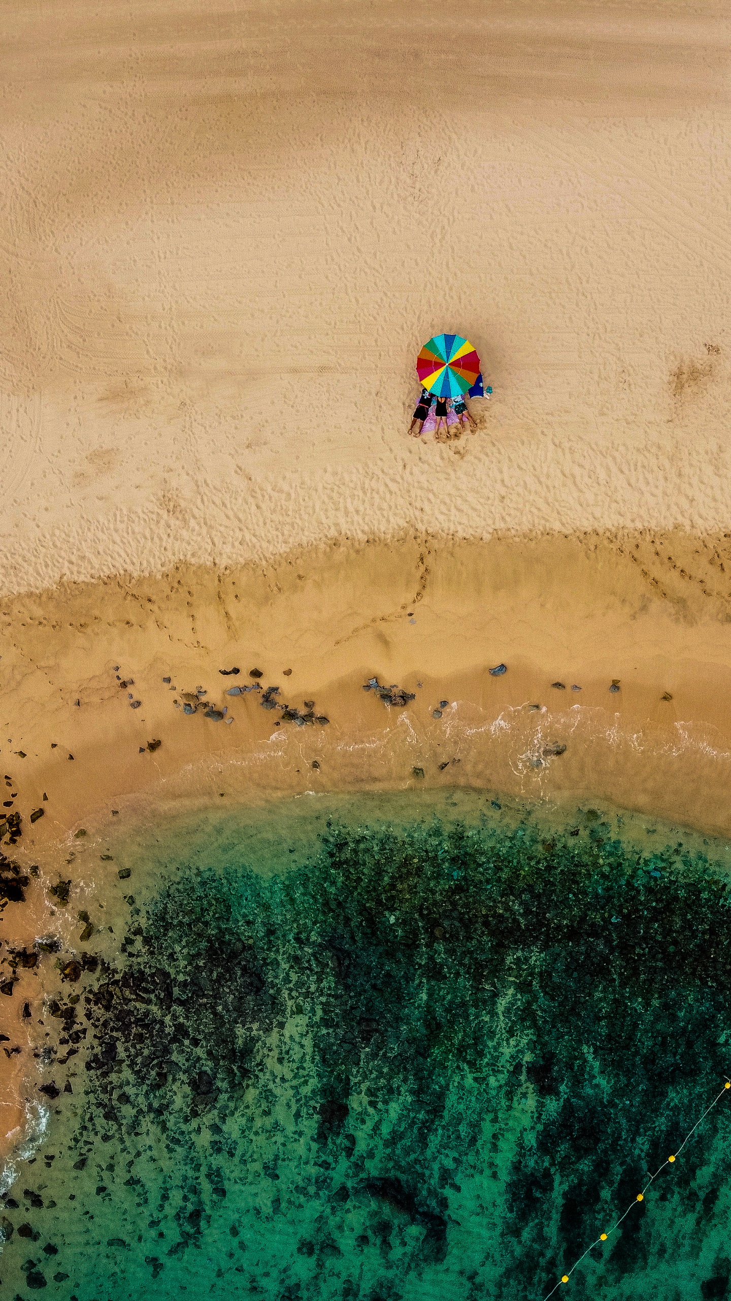 Sand, Water, Ecoregion, Beach, Art. Wallpaper in 1440x2560 Resolution