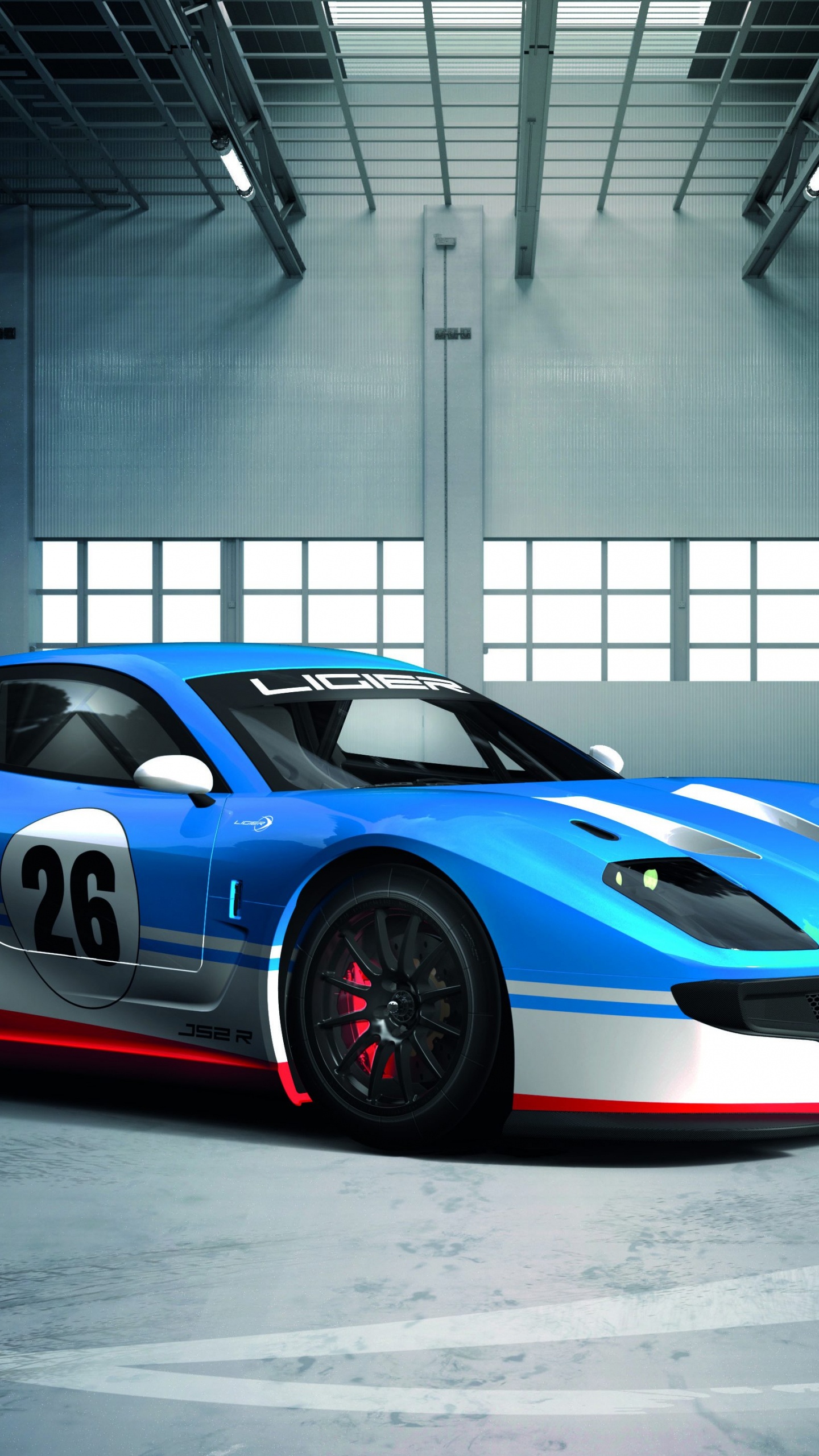 Blue and White Porsche 911. Wallpaper in 1440x2560 Resolution