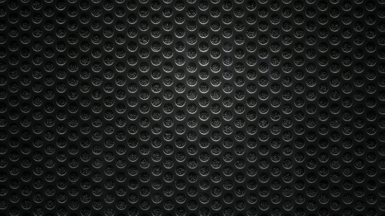 Schwarz-weiß Gepunktetes Textil. Wallpaper in 1280x720 Resolution
