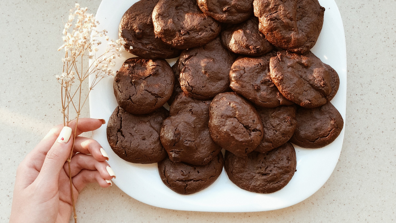 Les Biscuits et Les Craquelins, Brownie au Chocolat, Truquer, Cuisson, Lebkuchen. Wallpaper in 1366x768 Resolution