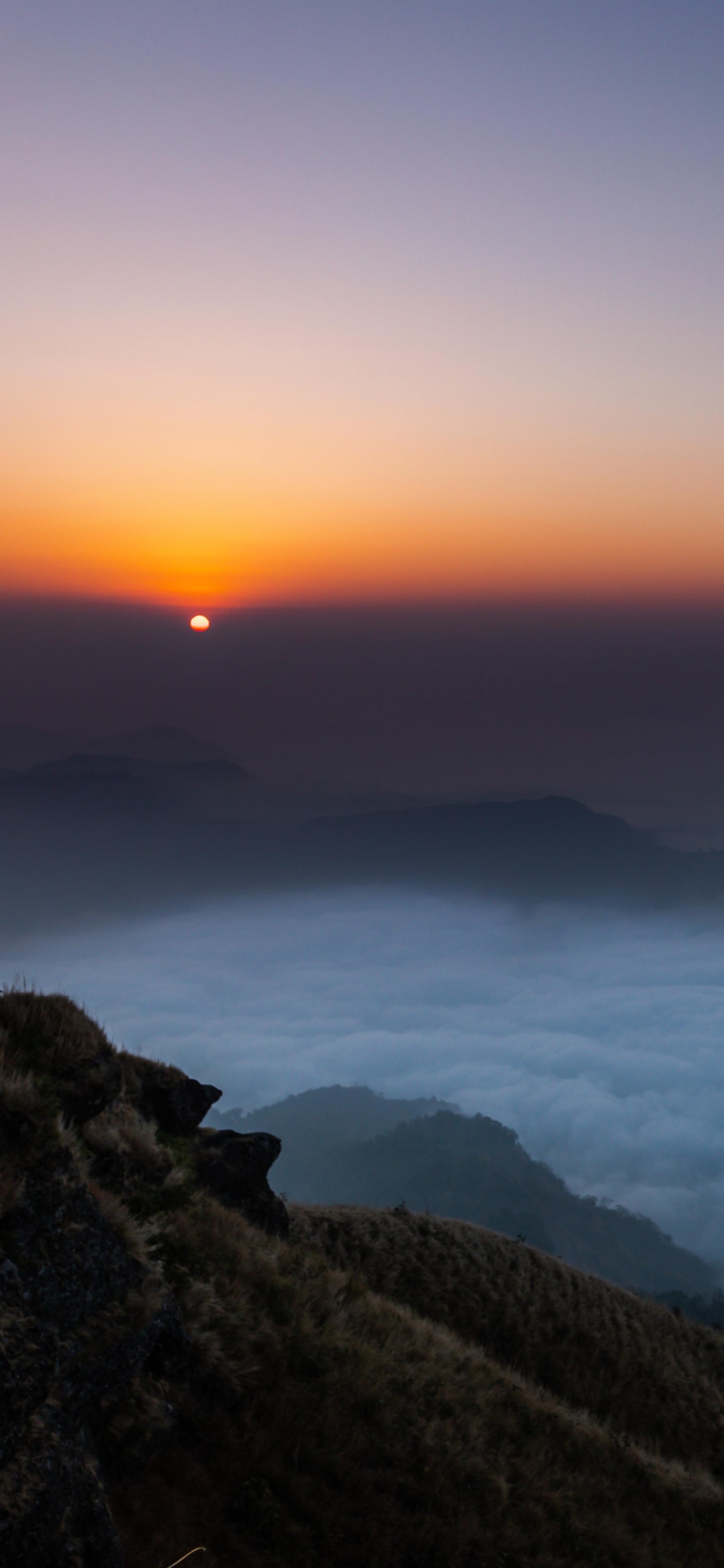 Nature, Horizon, Sunrise, Cloud, Morning. Wallpaper in 1242x2688 Resolution