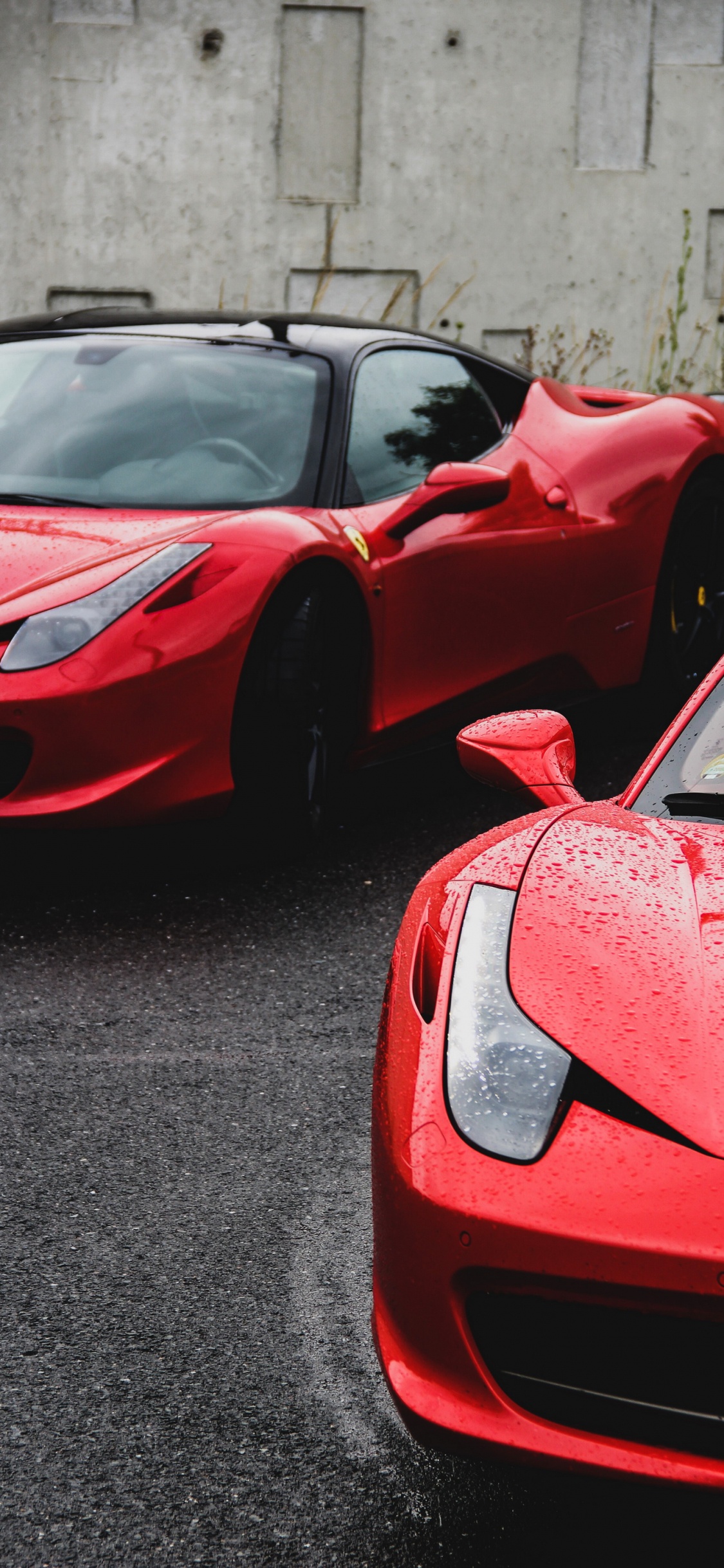 Ferrari-Regen, Sportwagen, Laferrari, Car, Ferrari. Wallpaper in 1125x2436 Resolution