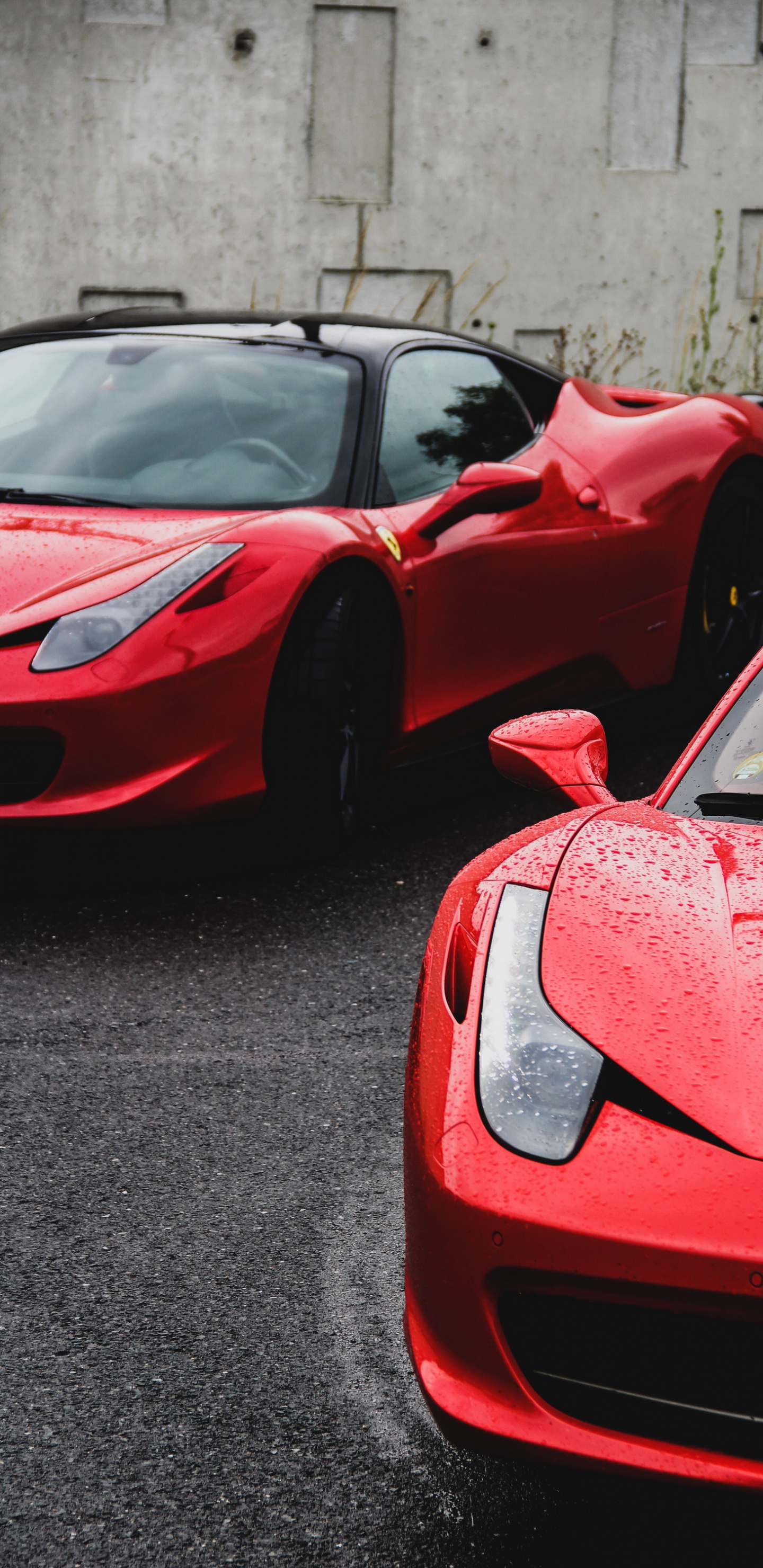 Ferrari-Regen, Sportwagen, Laferrari, Car, Ferrari. Wallpaper in 1440x2960 Resolution