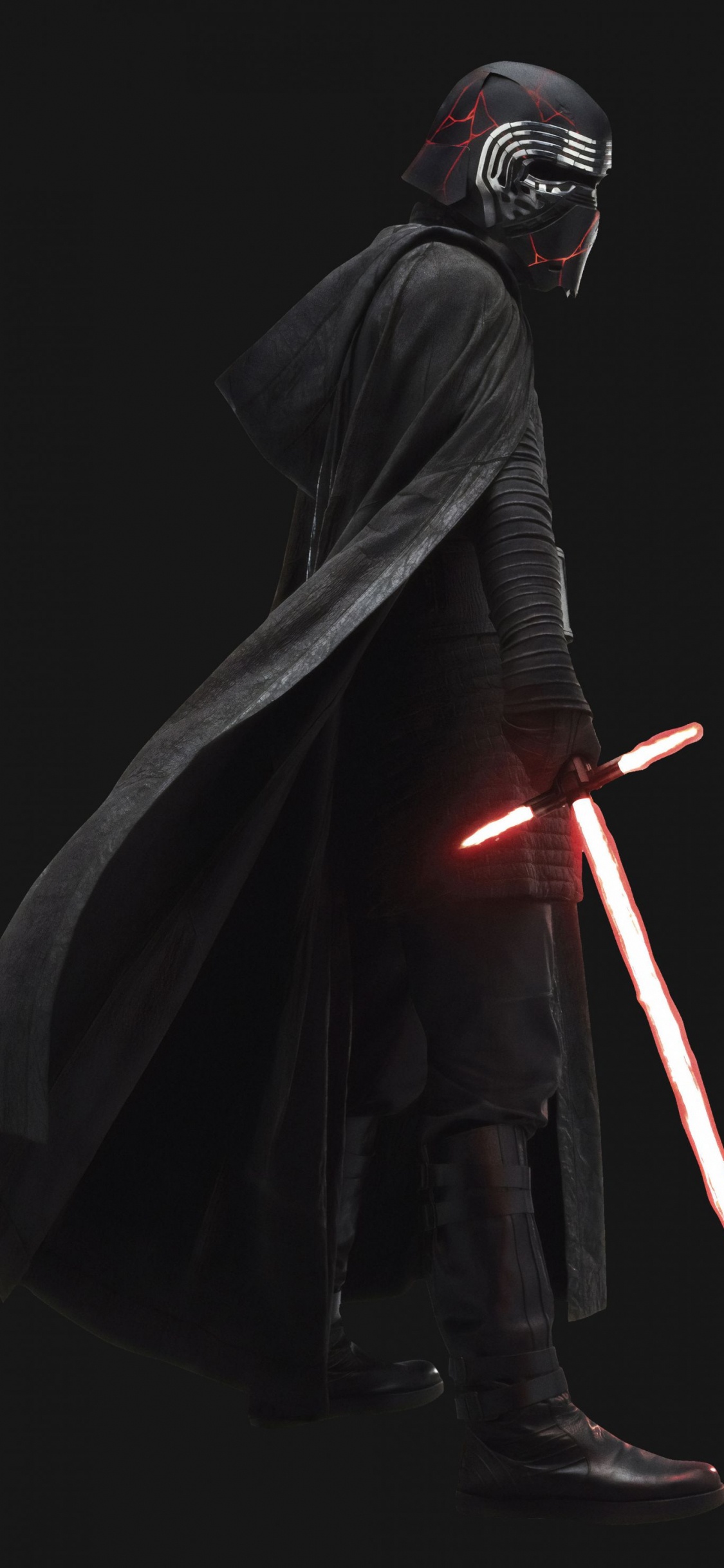 Star Wars The Rise of Skywalker, Adam Driver, Luke Skywalker, Supreme Leader Snoke, Crossfit. Wallpaper in 1125x2436 Resolution