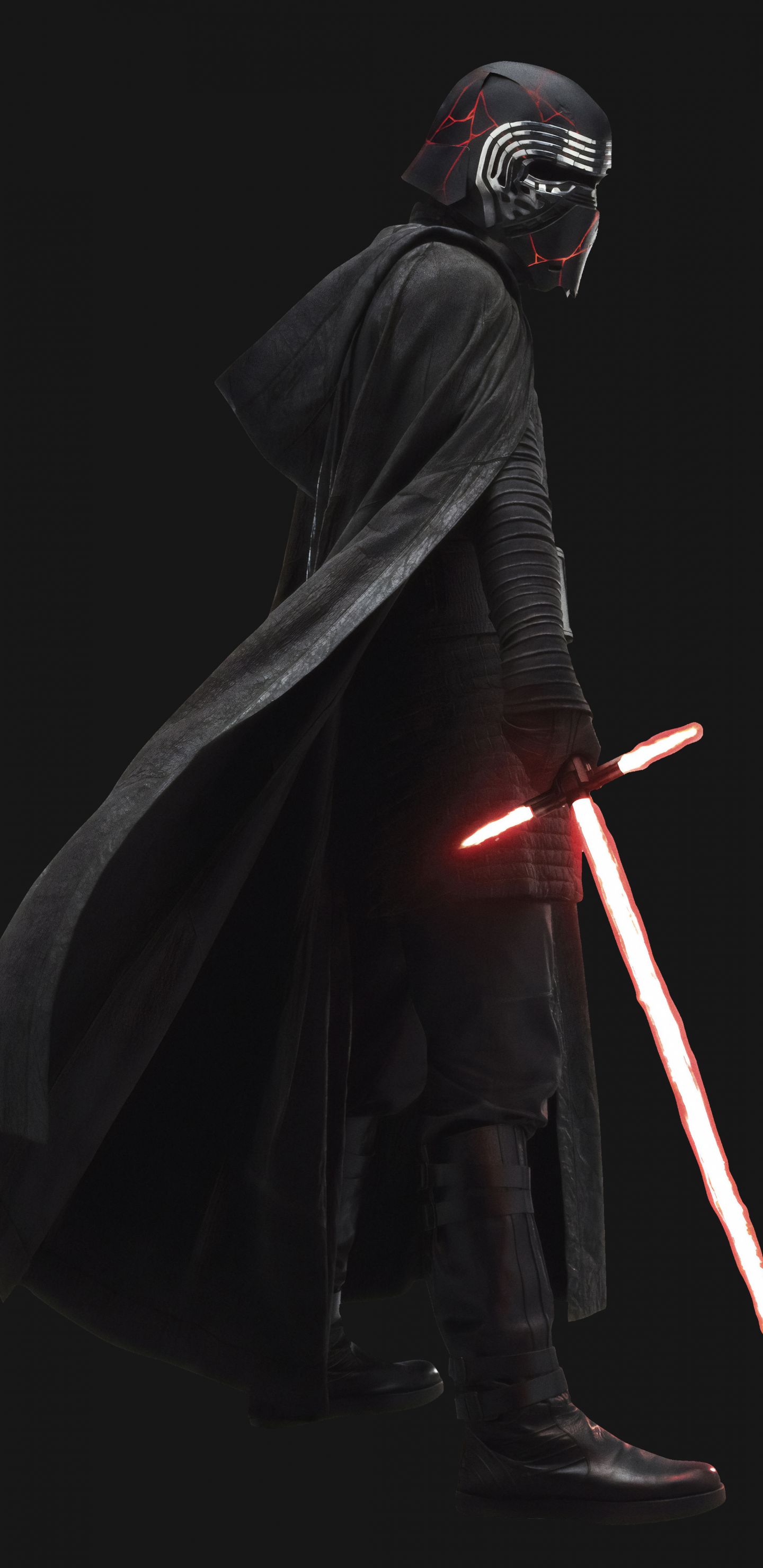 Star Wars The Rise of Skywalker, Adam Driver, Luke Skywalker, Supreme Leader Snoke, Crossfit. Wallpaper in 1440x2960 Resolution