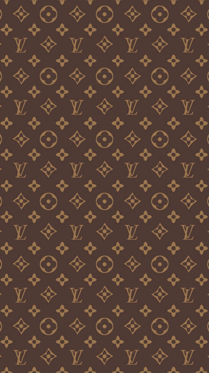 Louis Vuitton, Brown, Muster, Design, Text. Wallpaper in 720x1280 Resolution