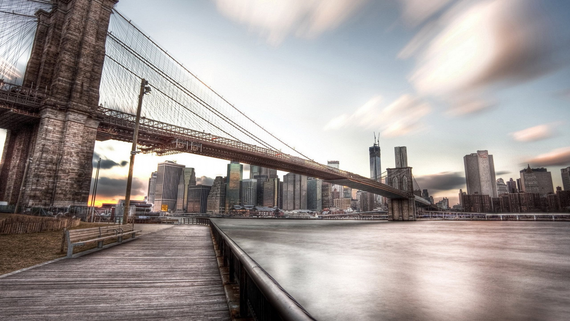 Bridge Over Water During Daytime. Wallpaper in 1920x1080 Resolution