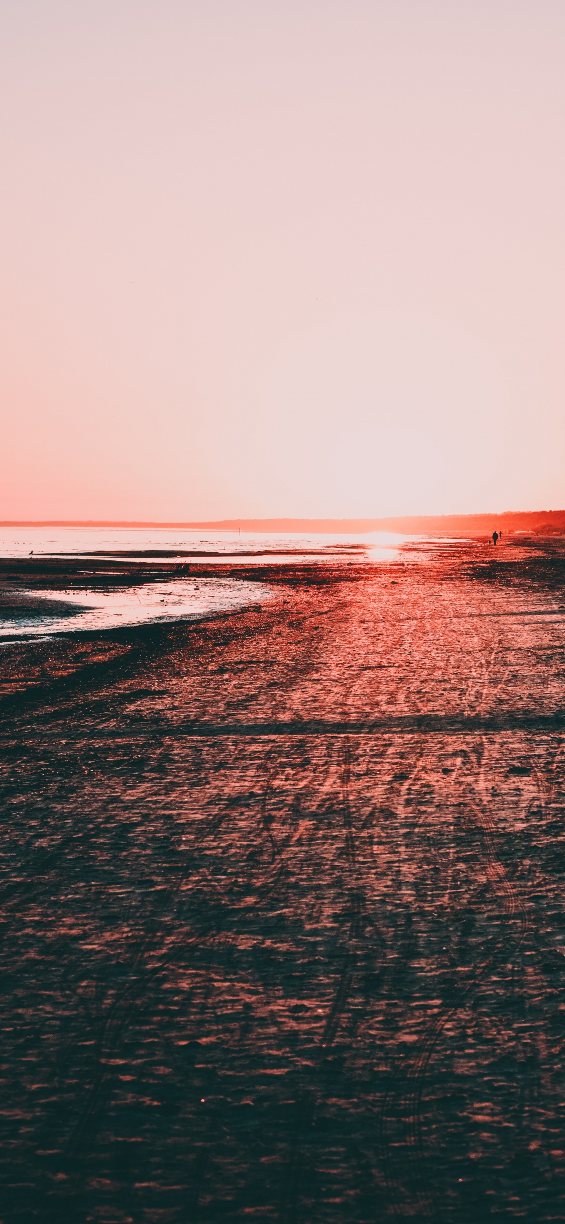 Meer, Strand, Ufer, Ozean, Himmel. Wallpaper in 1125x2436 Resolution