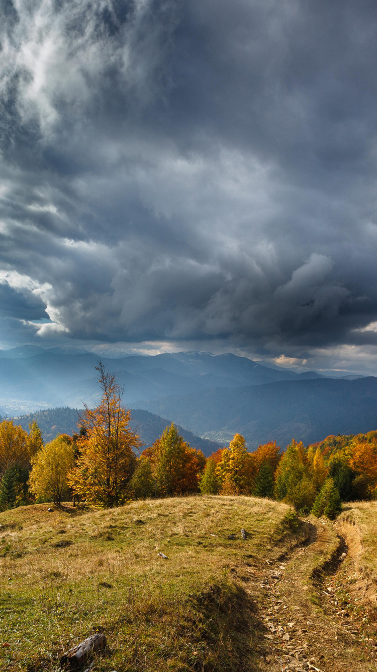 Cloud, Plant, Atmosphere, Natural Landscape, Highland. Wallpaper in 750x1334 Resolution