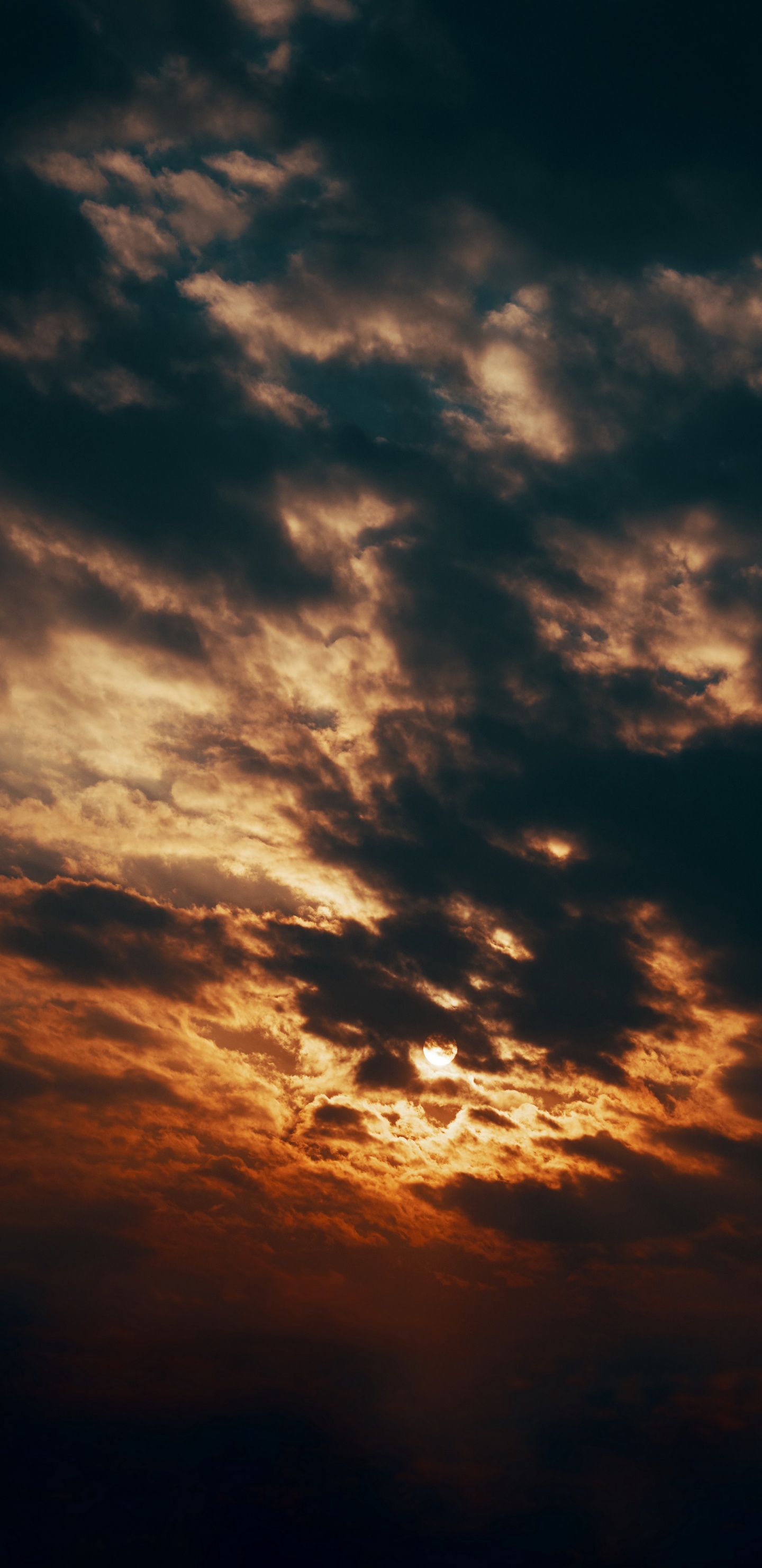 Afterglow, Ambre, Paysage Naturel, Cumulus, Objet Astronomique. Wallpaper in 1440x2960 Resolution