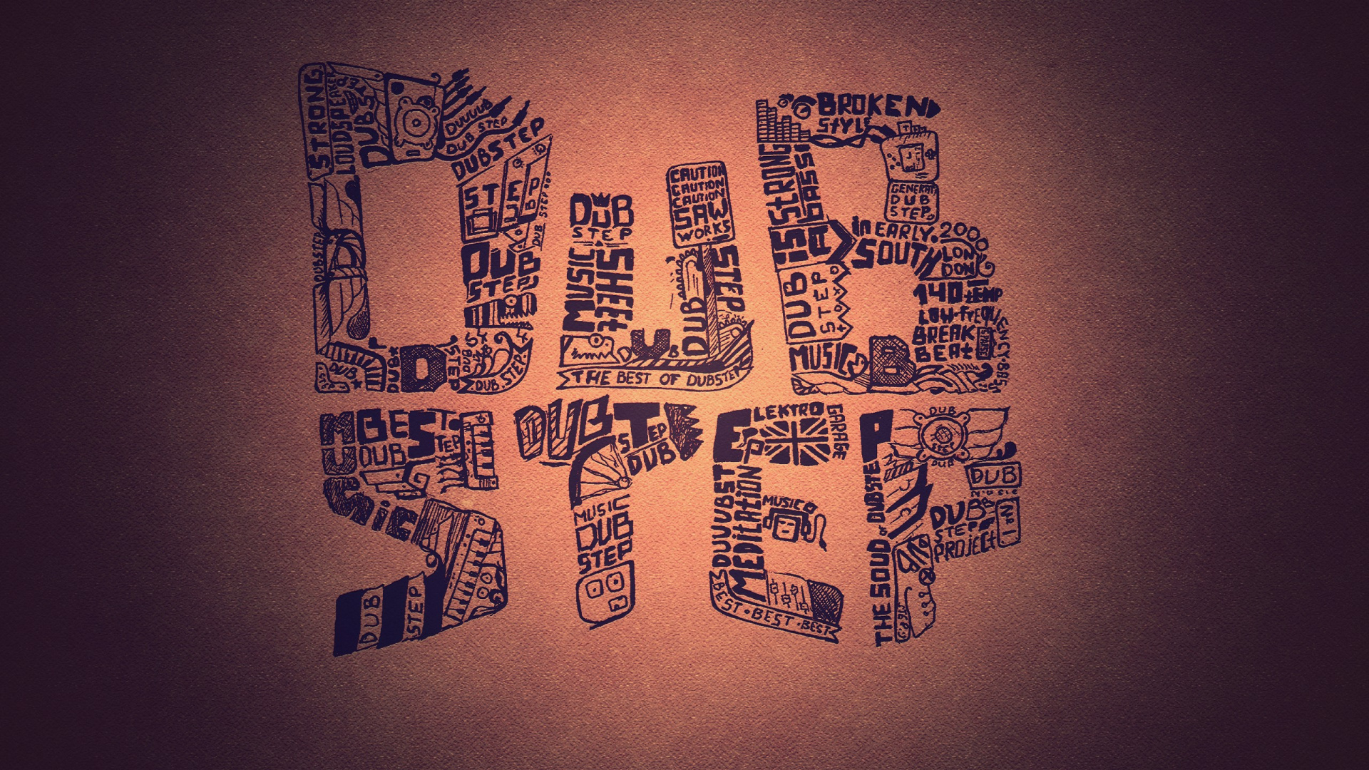 Dubstep, Arte, Texto, Ilustración, Caligrafía. Wallpaper in 1920x1080 Resolution