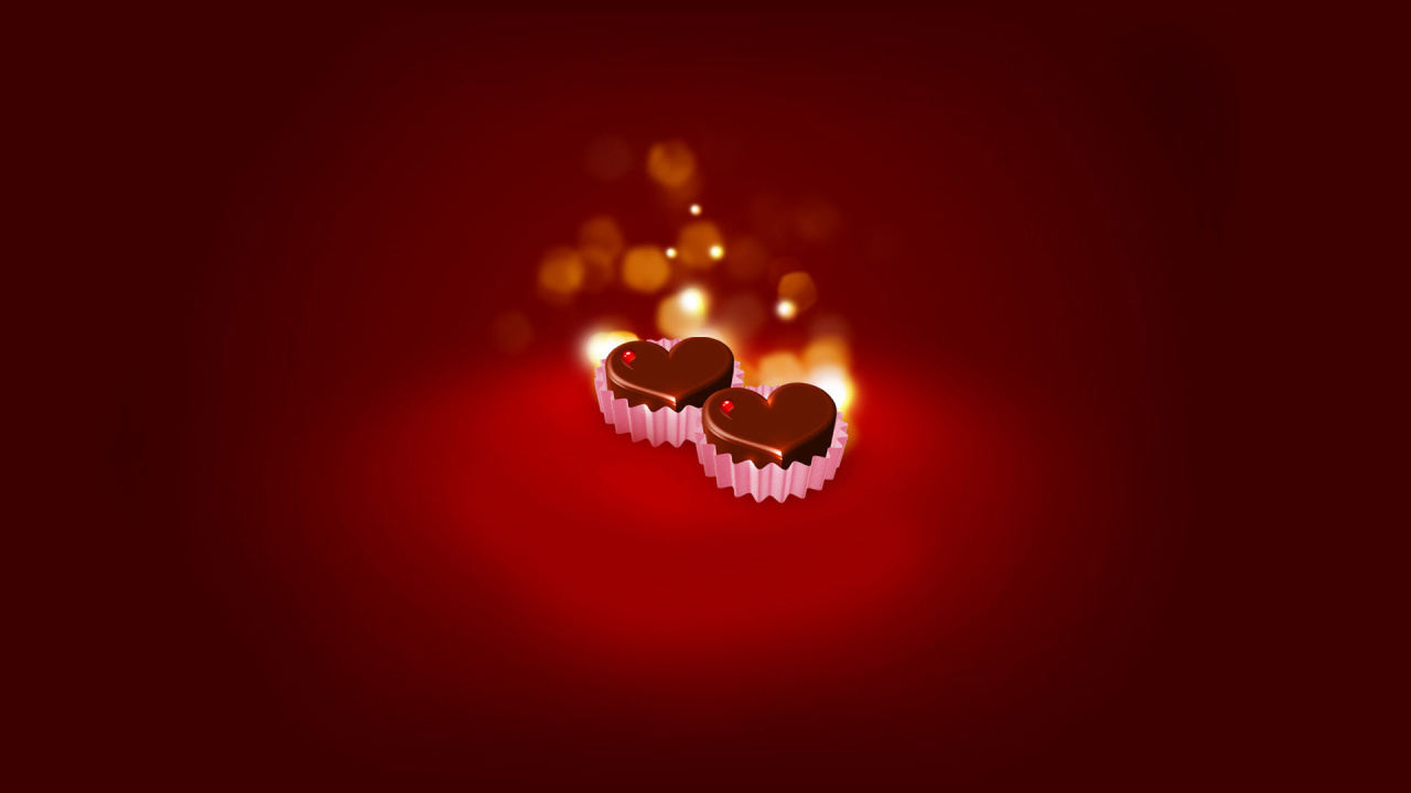 Herzen, Liebe, Veranstaltung, Schokolade. Wallpaper in 1280x720 Resolution