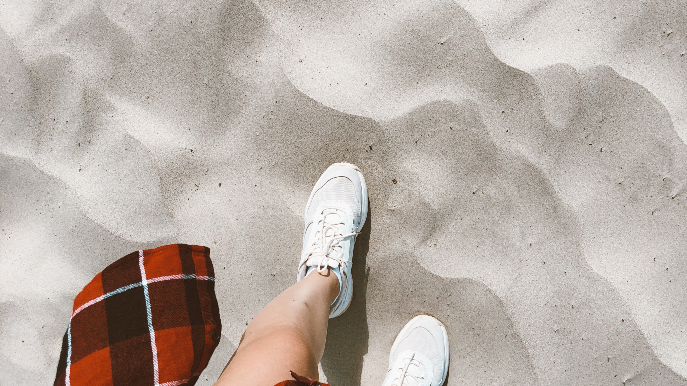 USA, Nevada, Death Valley, Death Valley National Park, Menschlichen Bein. Wallpaper in 1366x768 Resolution