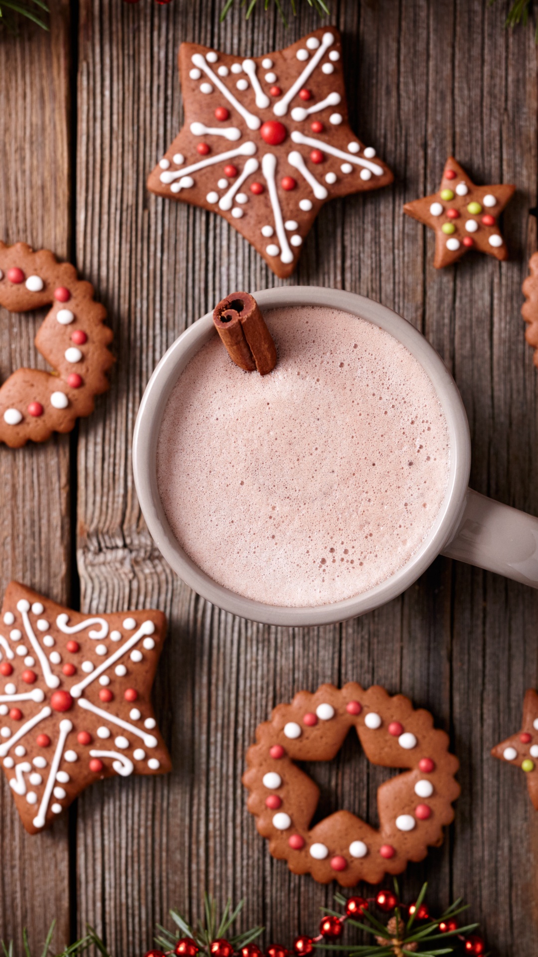 Chocolate Caliente, Hombre de Pan de Jengibre, Jengibre, El Día De Navidad, Navidad. Wallpaper in 1080x1920 Resolution