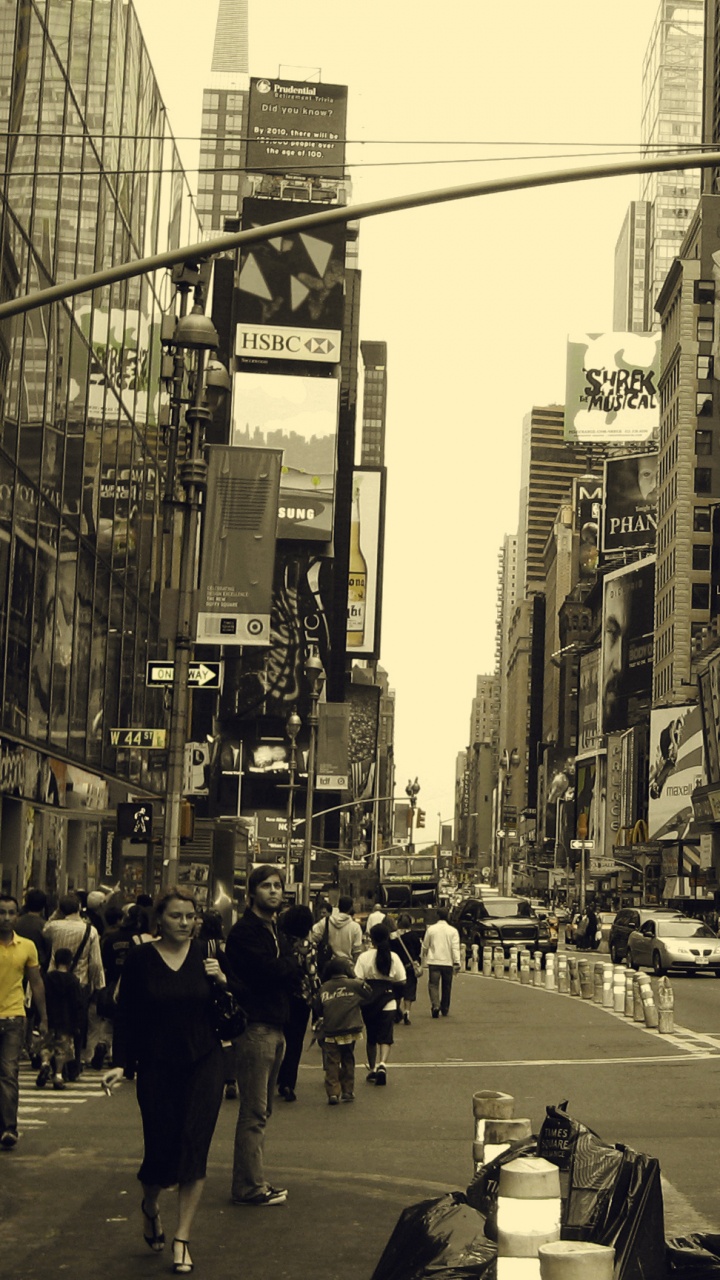 People Walking on Street Near Buildings During Daytime. Wallpaper in 720x1280 Resolution