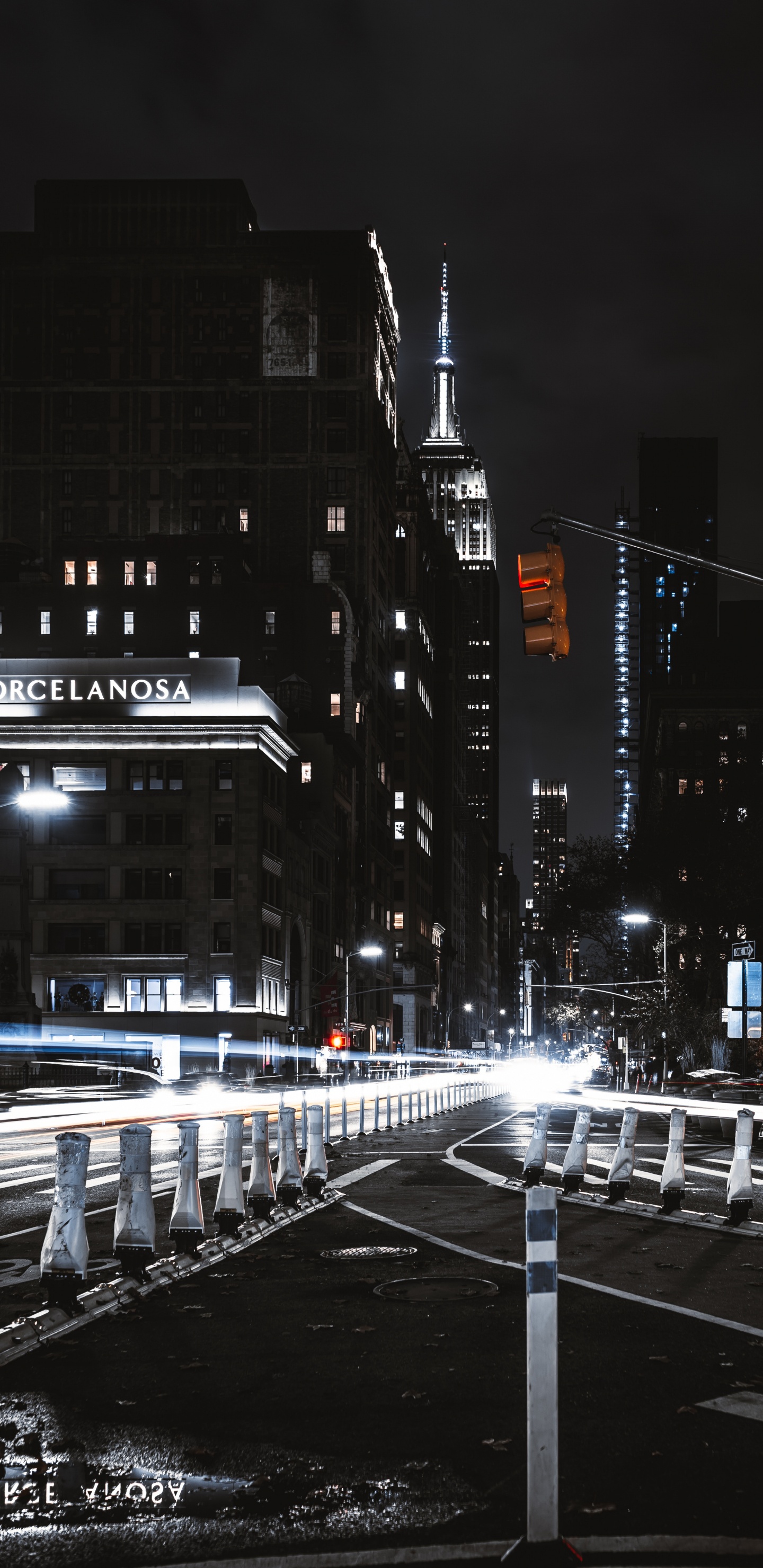 Cars on Road During Night Time. Wallpaper in 1440x2960 Resolution