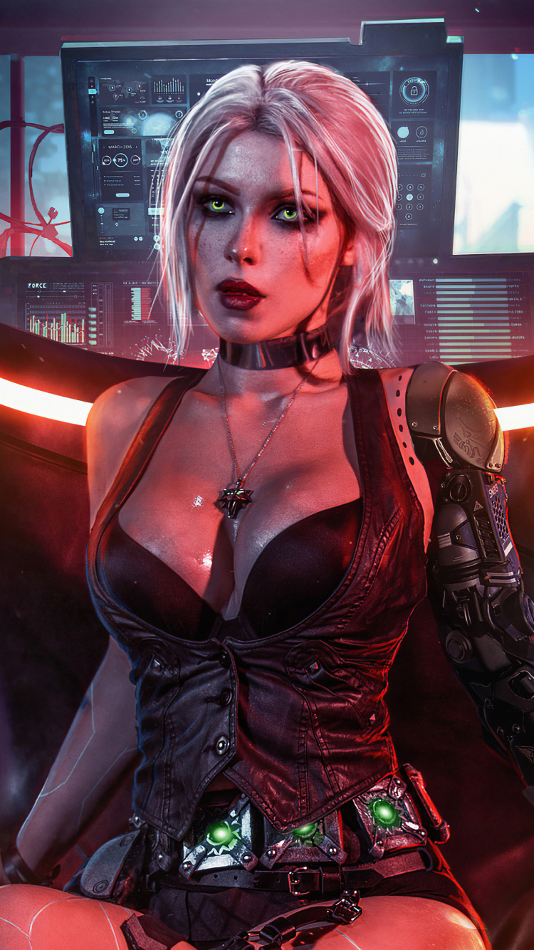 Cyberpunk 2077 Mädchen, Cyberpunk 2077, Cyberpunk-Mädchen, Gottfall, Xbox Serie x Und Serie s. Wallpaper in 750x1334 Resolution