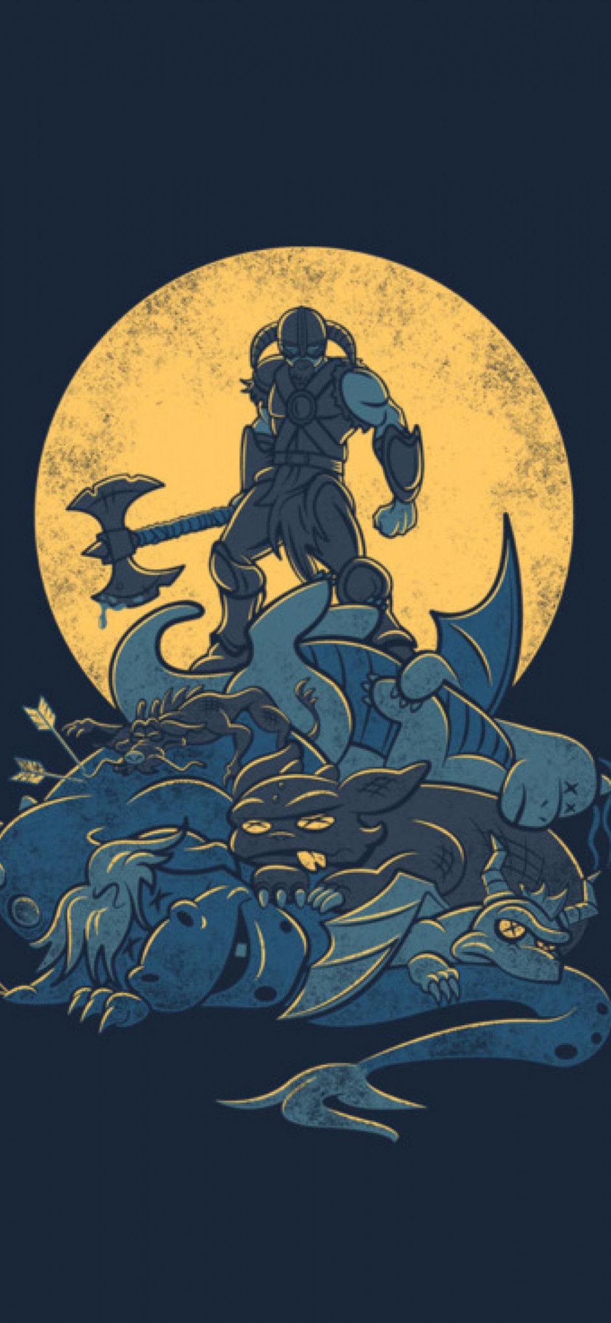 The Elder Scrolls v Skyrim, Art, Cercle, Objet Astronomique, la Mythologie. Wallpaper in 1242x2688 Resolution