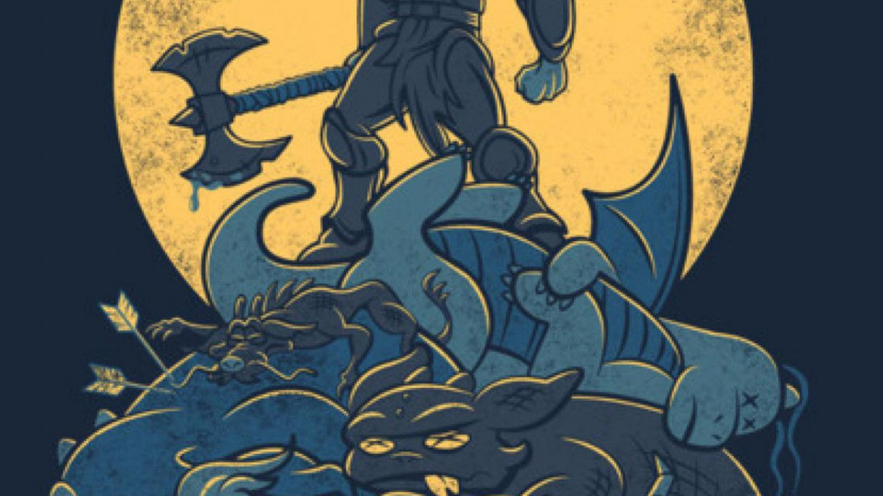 The Elder Scrolls v Skyrim, Arte, Circulo, Objeto Astronómico, de la Media Luna. Wallpaper in 1280x720 Resolution