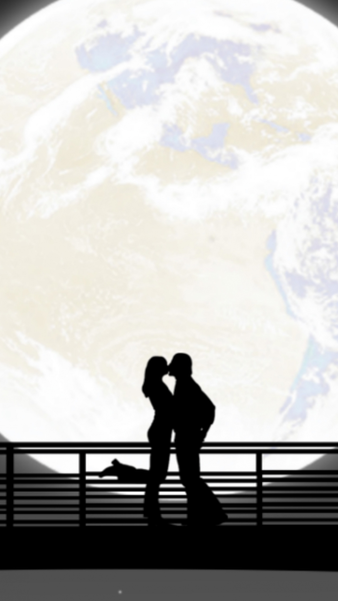 Pleine Lune, Lumière, Silhouette, Objet Astronomique, Atmosphère. Wallpaper in 1440x2560 Resolution