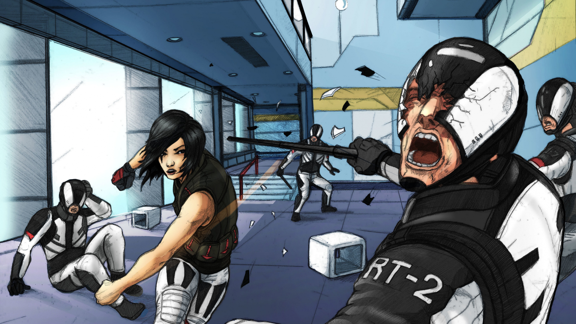 Mirrors Edge Catalizador, Borde Del Espejo, Connors de Fe, Electronic Arts, Espacio. Wallpaper in 1920x1080 Resolution