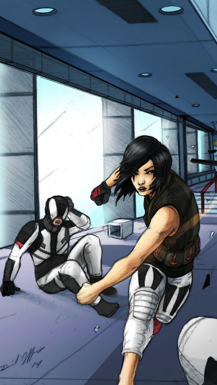 Mirrors Edge Catalizador, Borde Del Espejo, Connors de Fe, Electronic Arts, Espacio. Wallpaper in 720x1280 Resolution