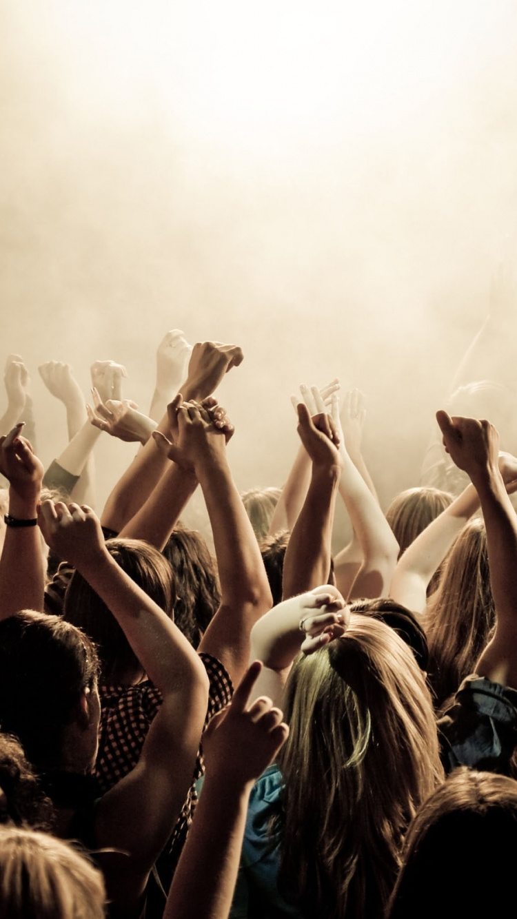 Concert, Concert de Rock, Foule, Performance, Gens. Wallpaper in 750x1334 Resolution