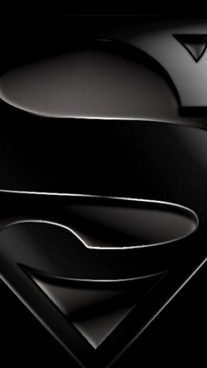 Black and Silver Logo Illustration. Wallpaper in 720x1280 Resolution