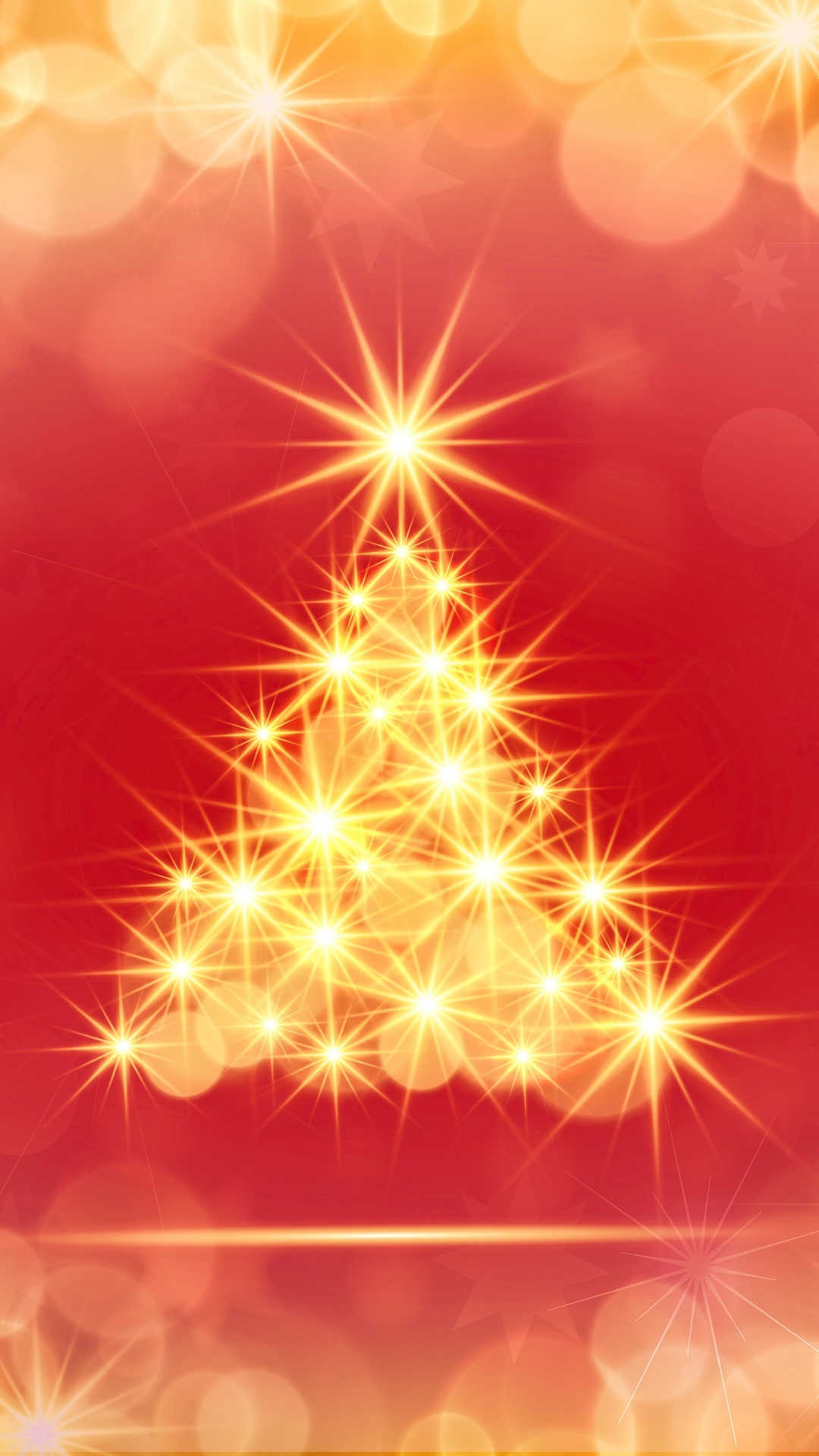 Weihnachten, Weihnachtsbaum, Licht, Weihnachtsdekoration, Fraktale Kunst. Wallpaper in 1080x1920 Resolution