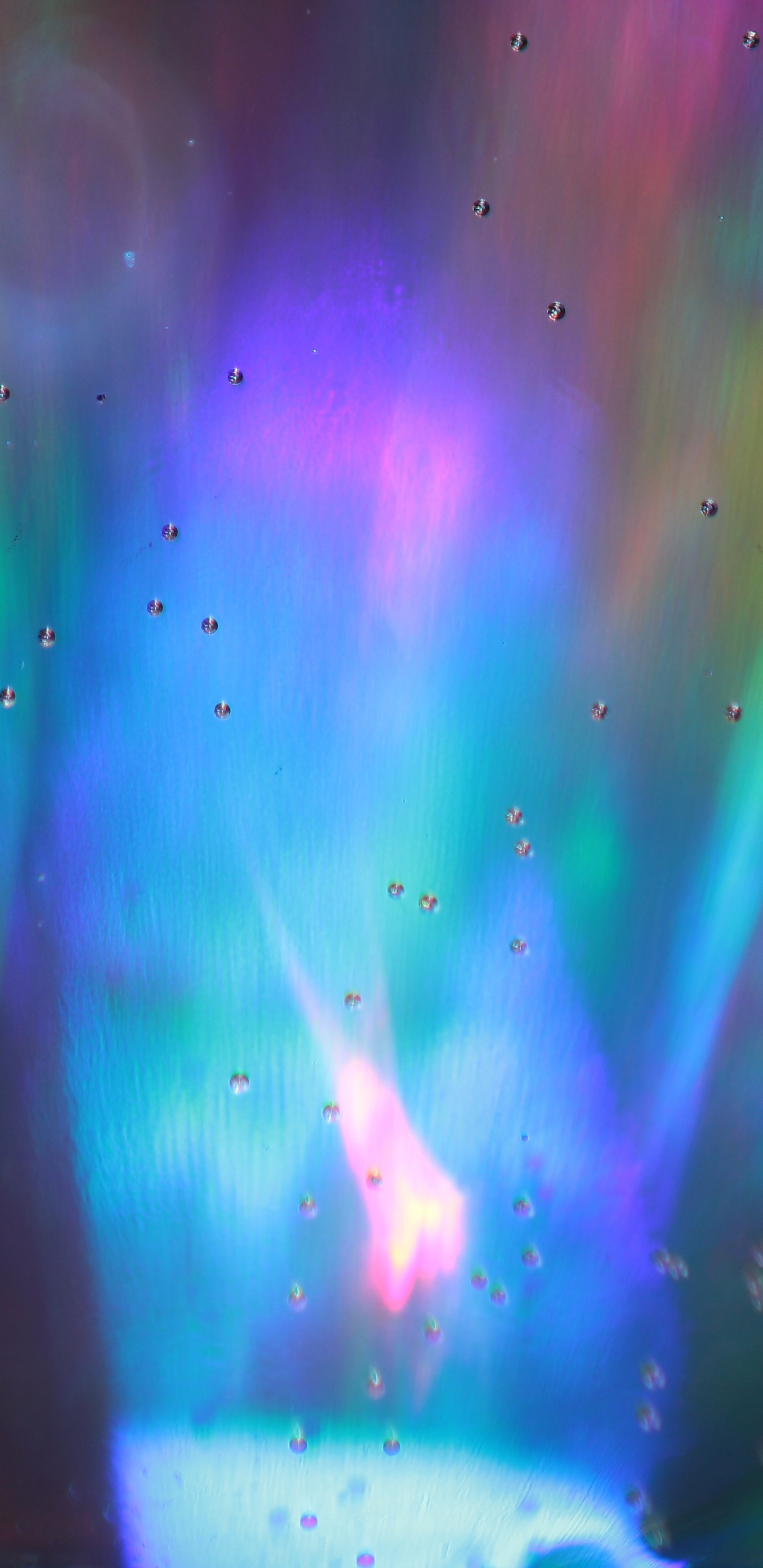 Peinture Abstraite Verte Rose et Bleue. Wallpaper in 1440x2960 Resolution