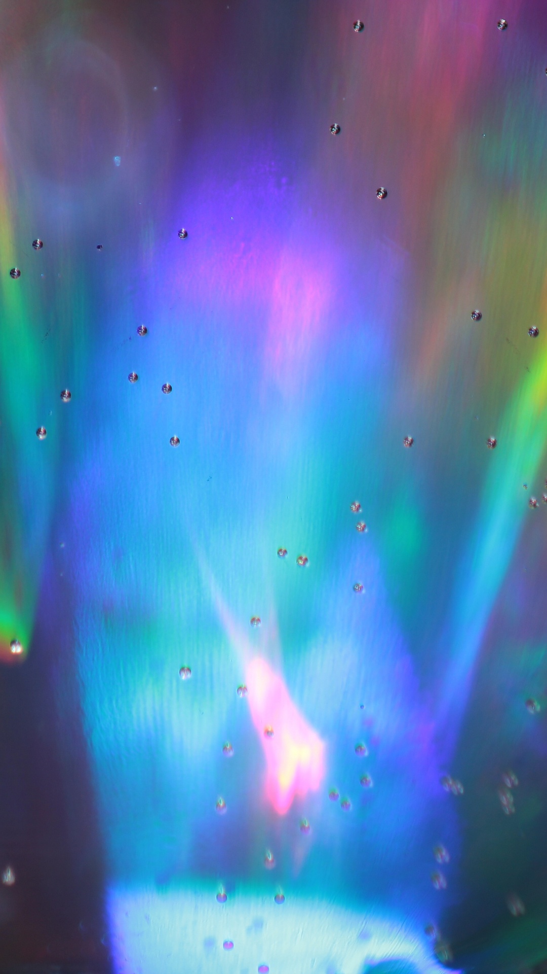 Grünes Rosa Und Blaues Abstraktes Gemälde. Wallpaper in 1080x1920 Resolution