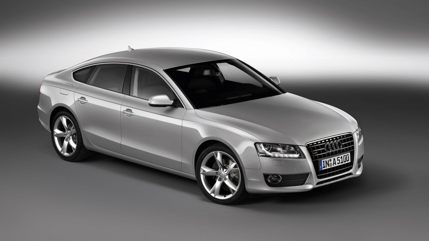 Graustufenfoto Von Audi a 4. Wallpaper in 1366x768 Resolution