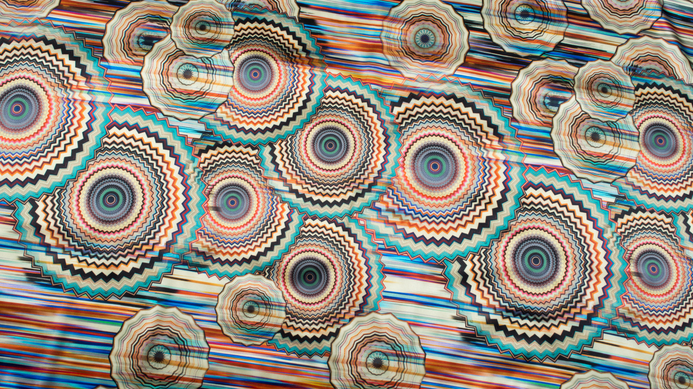 Weißblaues Und Braunes Textil. Wallpaper in 1366x768 Resolution