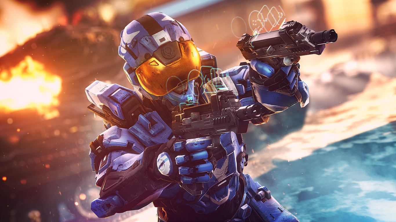 Halo Reach, Halo Wars 2, Figura de Acción, Mecha, Espacio. Wallpaper in 1366x768 Resolution