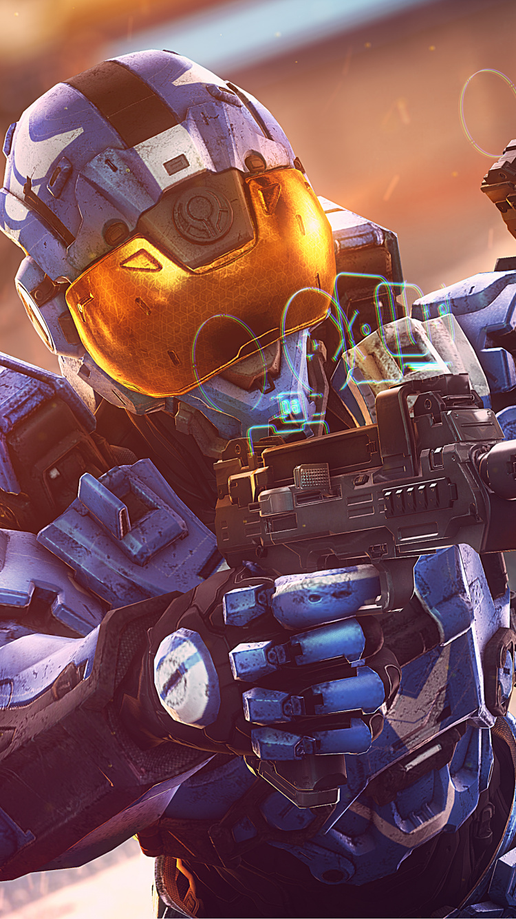 Halo Reach, Halo Wars 2, Action Figure, Mecha, Space. Wallpaper in 750x1334 Resolution