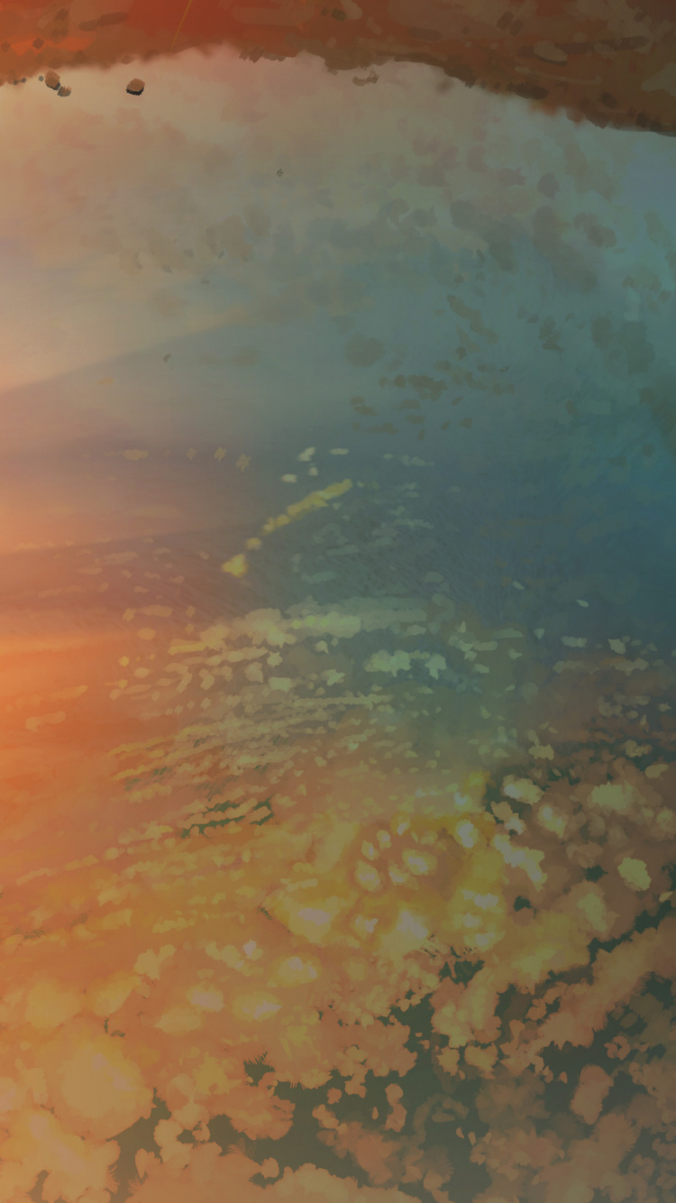 Peinture Abstraite Brune et Blanche. Wallpaper in 750x1334 Resolution