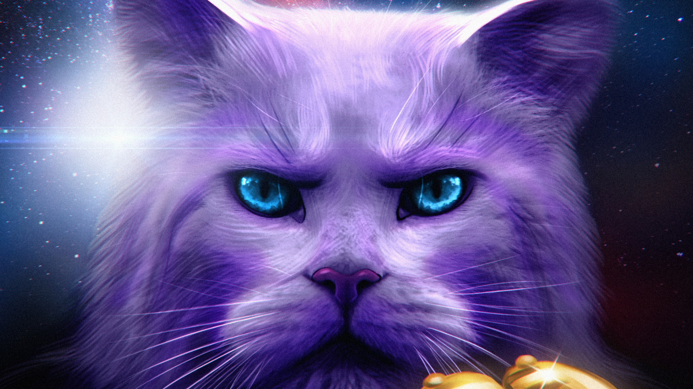 Katzenrächer, Katze, Kratzbaum Für Katzen, Katzenhalsband, Thanos. Wallpaper in 1366x768 Resolution
