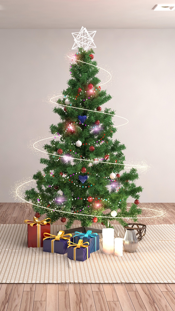 Christmas Tree, Christmas Day, Tree, Christmas Decoration, Christmas Ornament. Wallpaper in 720x1280 Resolution